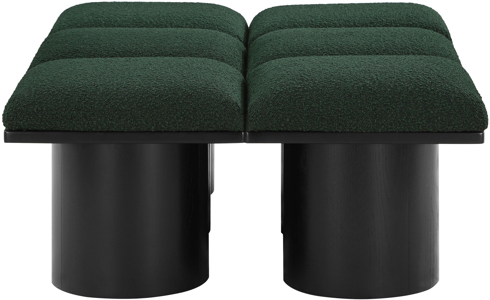 Pavilion - 6 Piece Modular Bench With Black Base