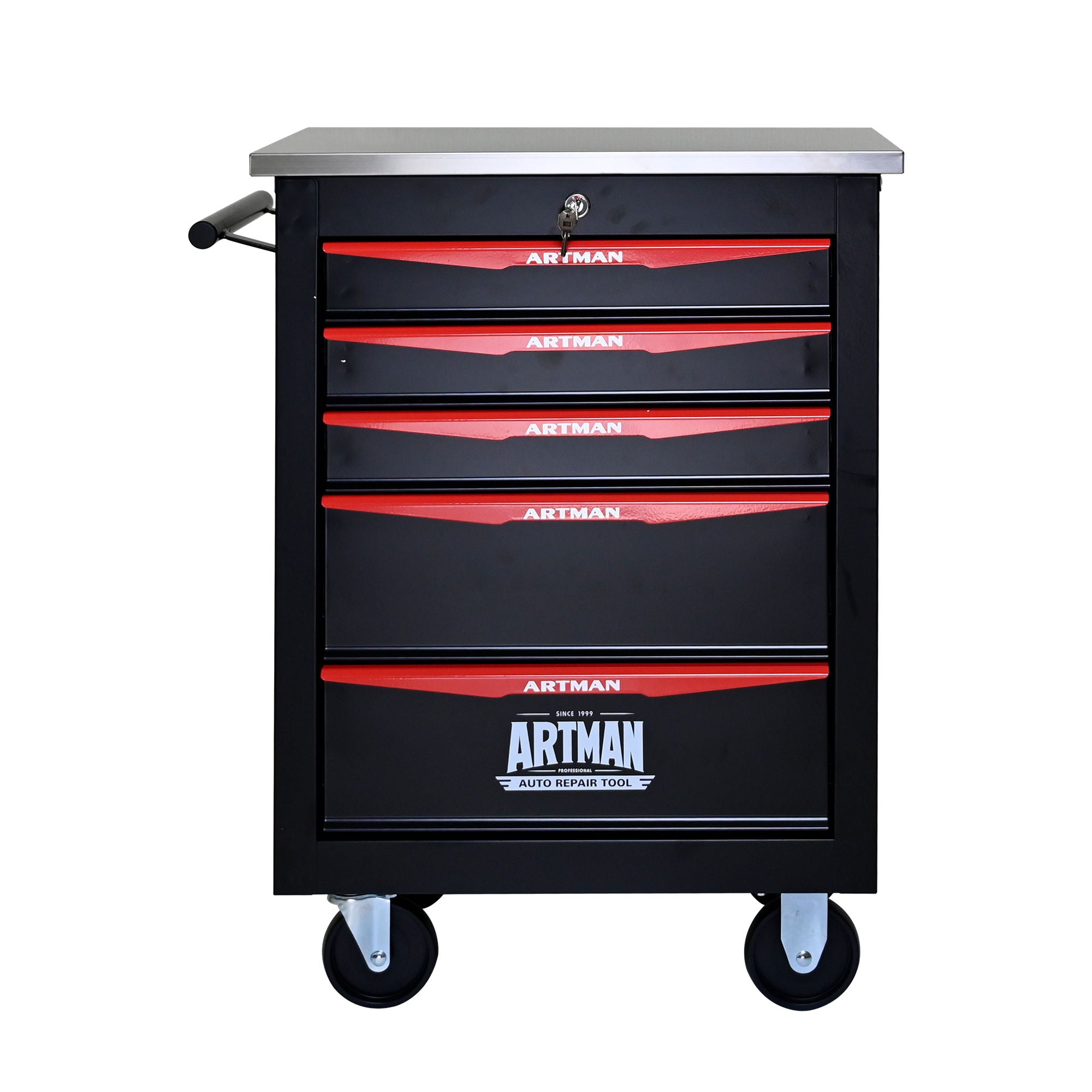 Drawer Multifunctional Tool Cart With Wheels For Garage