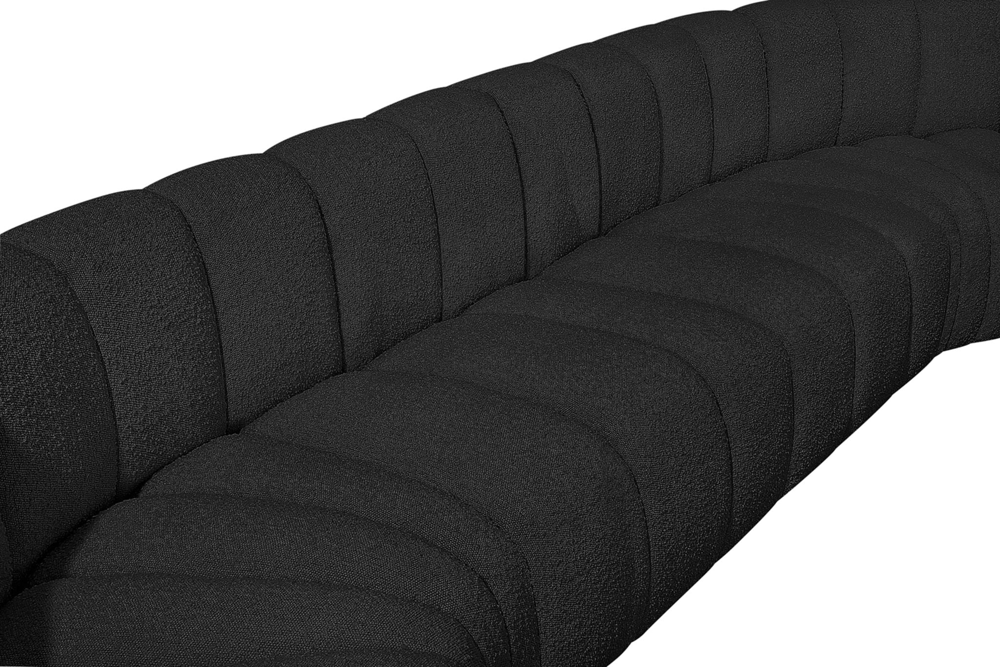 Arc - Boucle Fabric 8 Piece Modular Sofa
