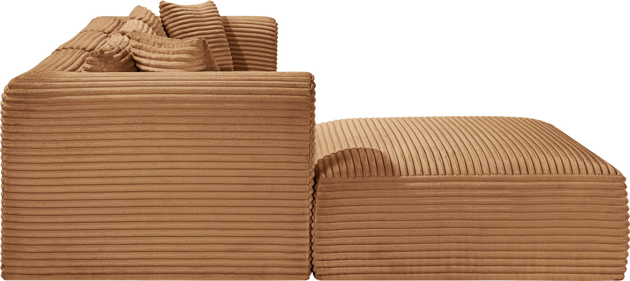 Shaggy - Fabric 4 Piece Modular Sectional