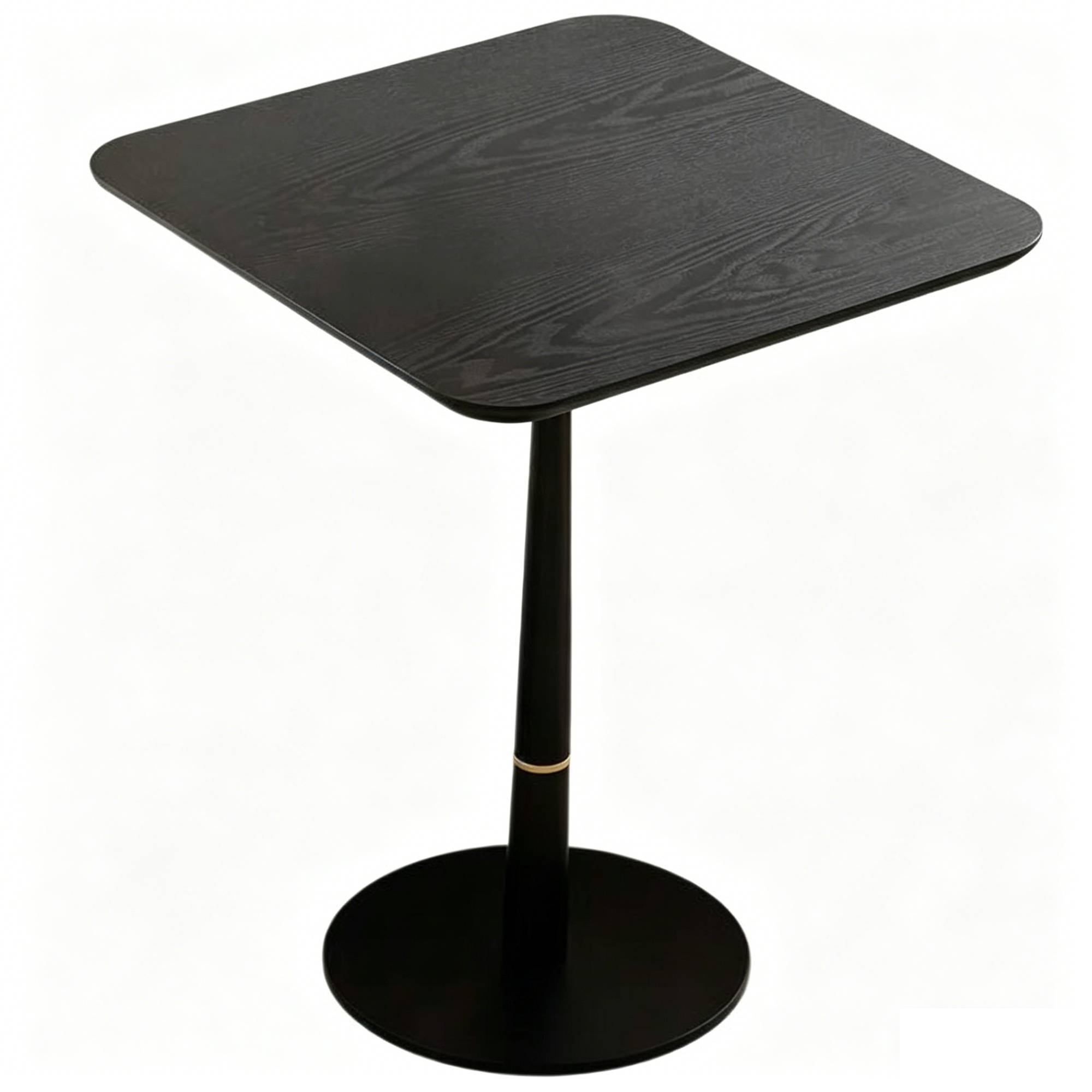 Modern Square Coffee Table And Computer Desk - Black / Gold