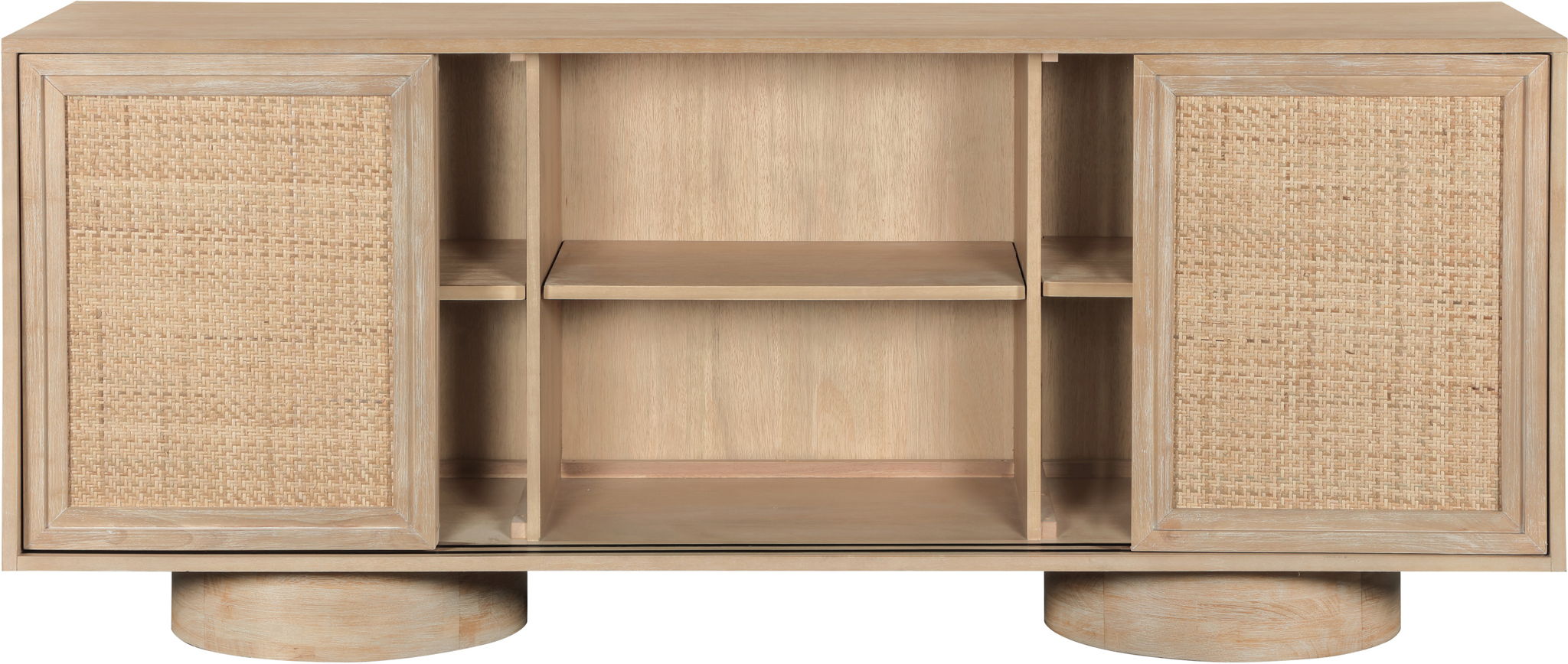 Windsor - Rubberwood Sideboard / Buffet - Natural