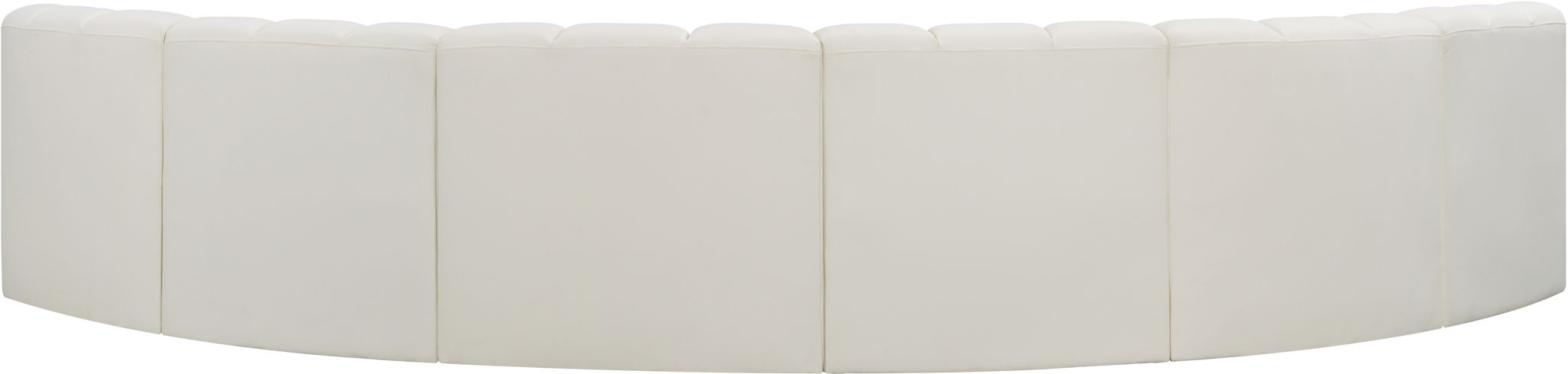 Arc - Faux Leather 6 Piece U-Shaped Modular Sofa