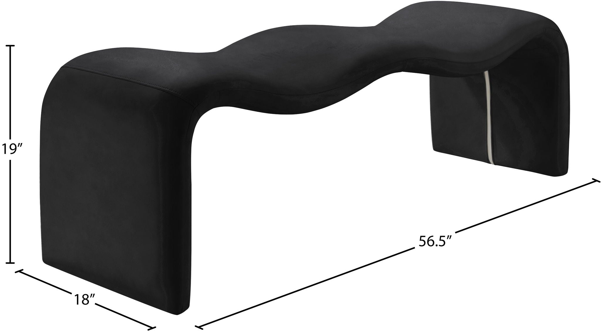 Willow - Faux Leather Bench