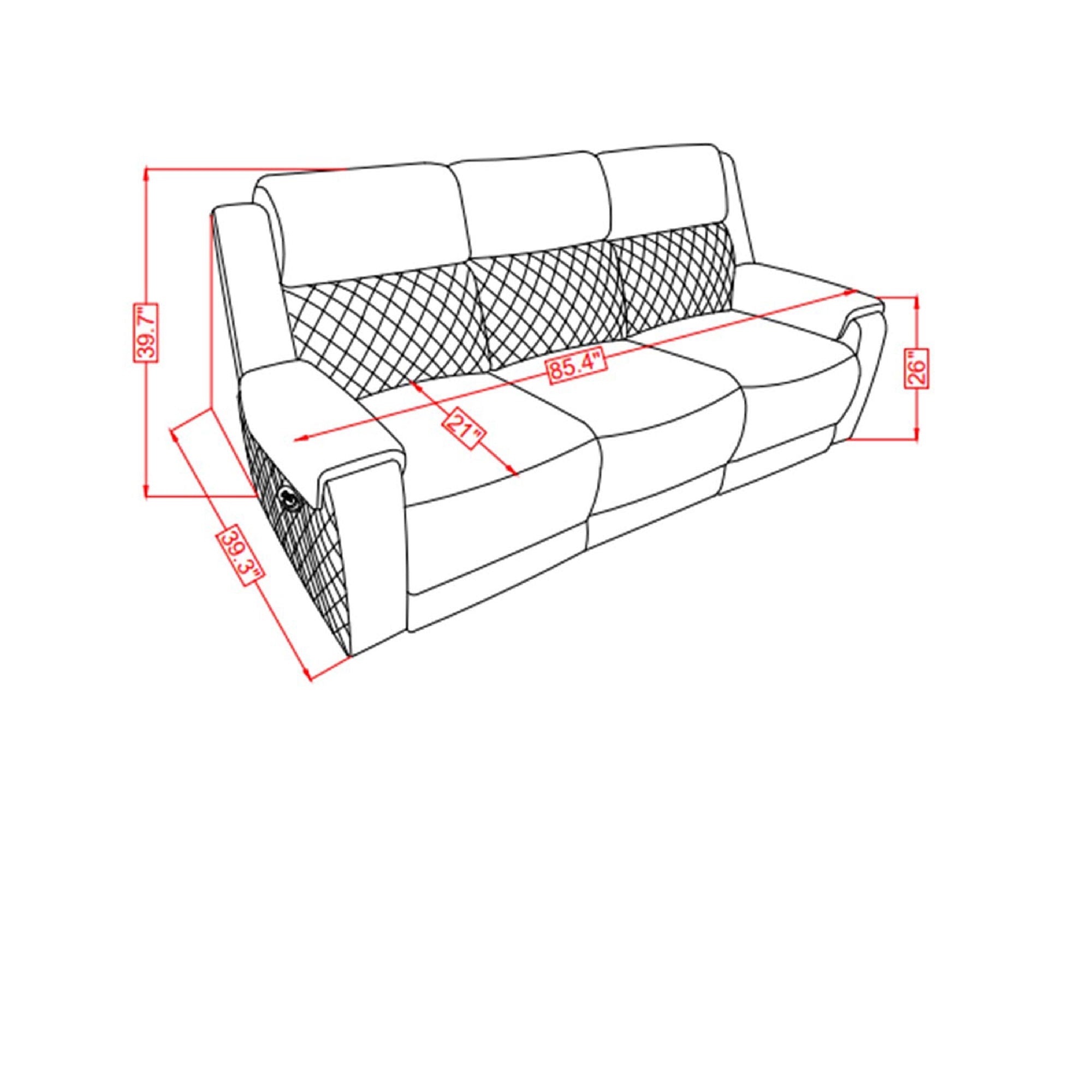 Alicia - Traditional Reclining Set