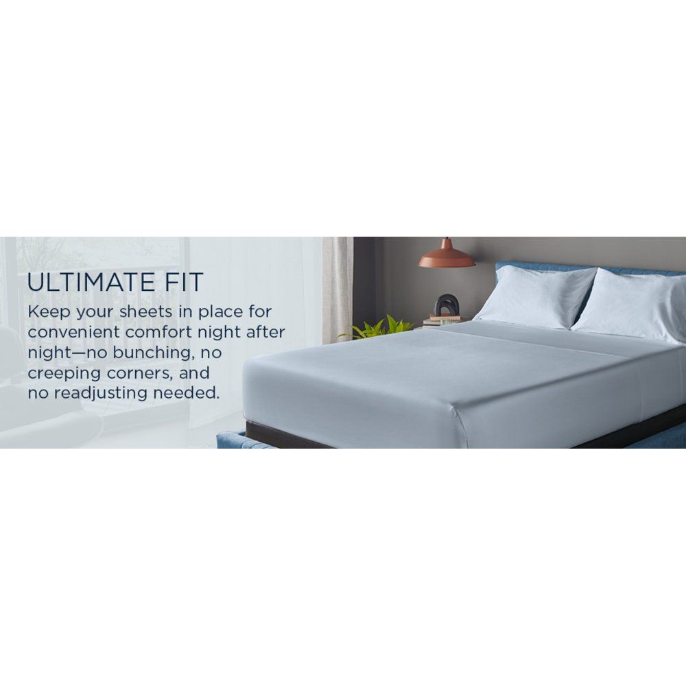 Linens - Tempur Luxe Egyptian Cotton Sheet Set - Silver Mist