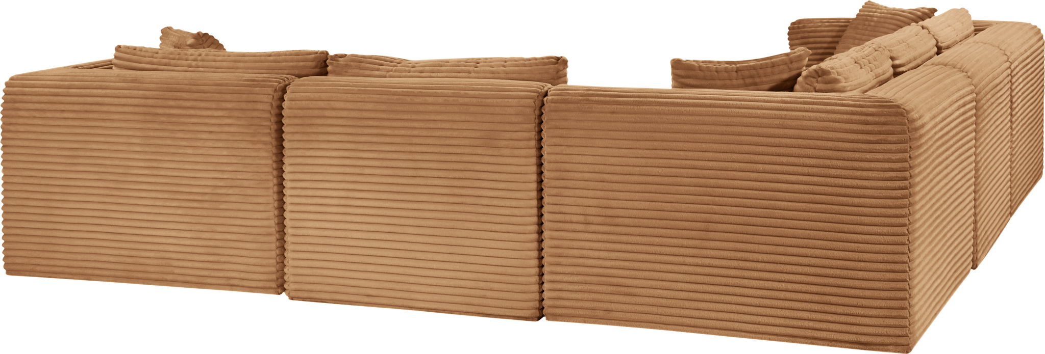 Shaggy - Fabric 5 Piece Modular Corner Sectional