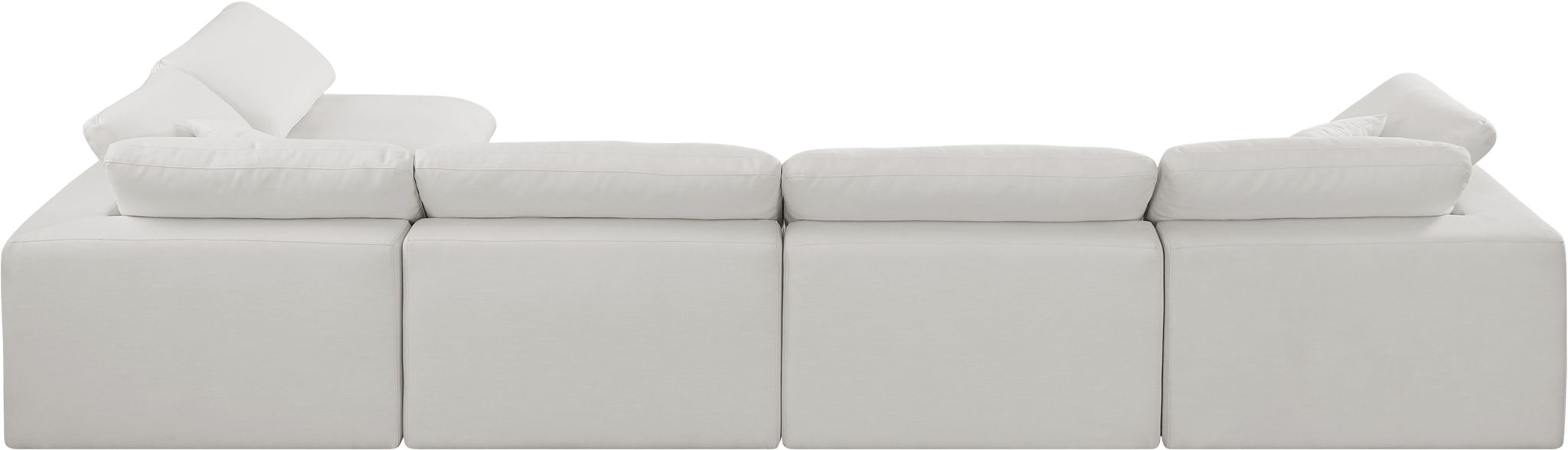 Comfy - 5 Piece Linen Modular Sectional