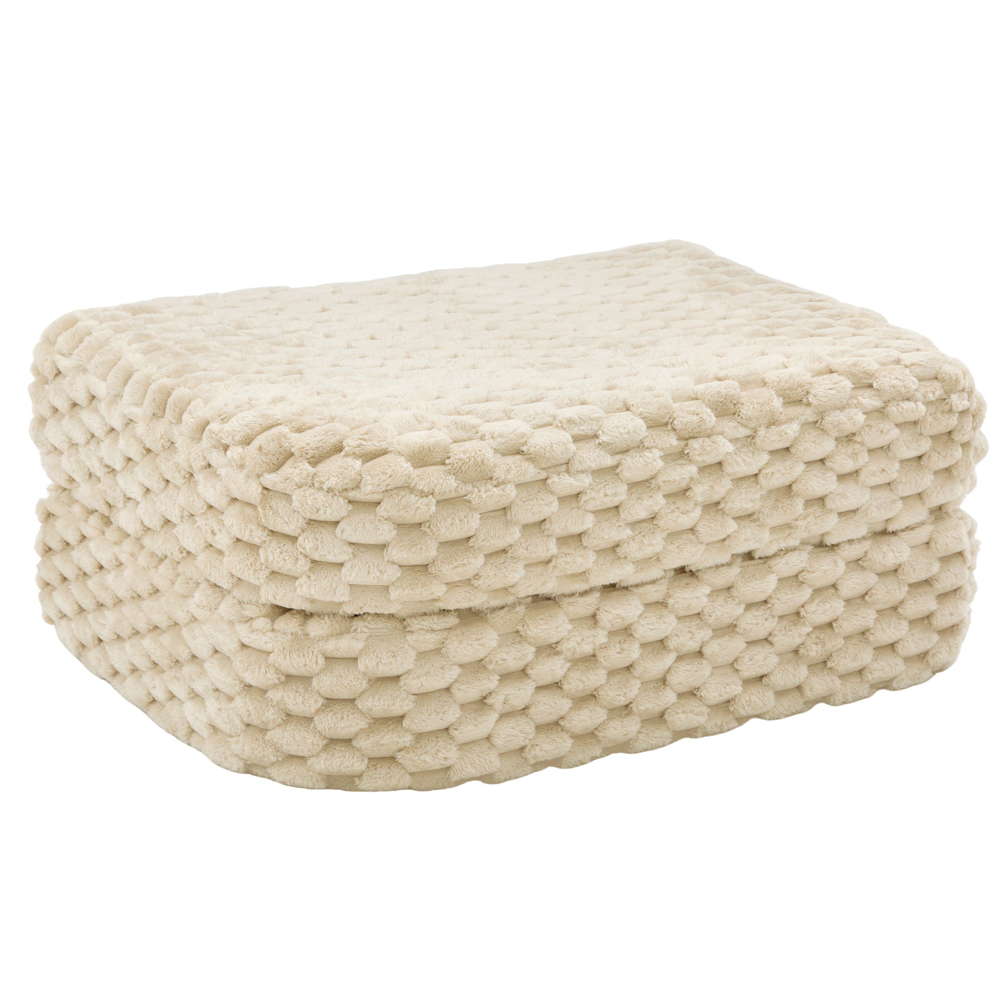 Modular Sectional Sofa, Boneless Couch With 2 Movable Ottomans