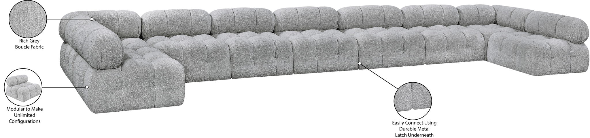 Ames - 9 Piece Modular Sectional