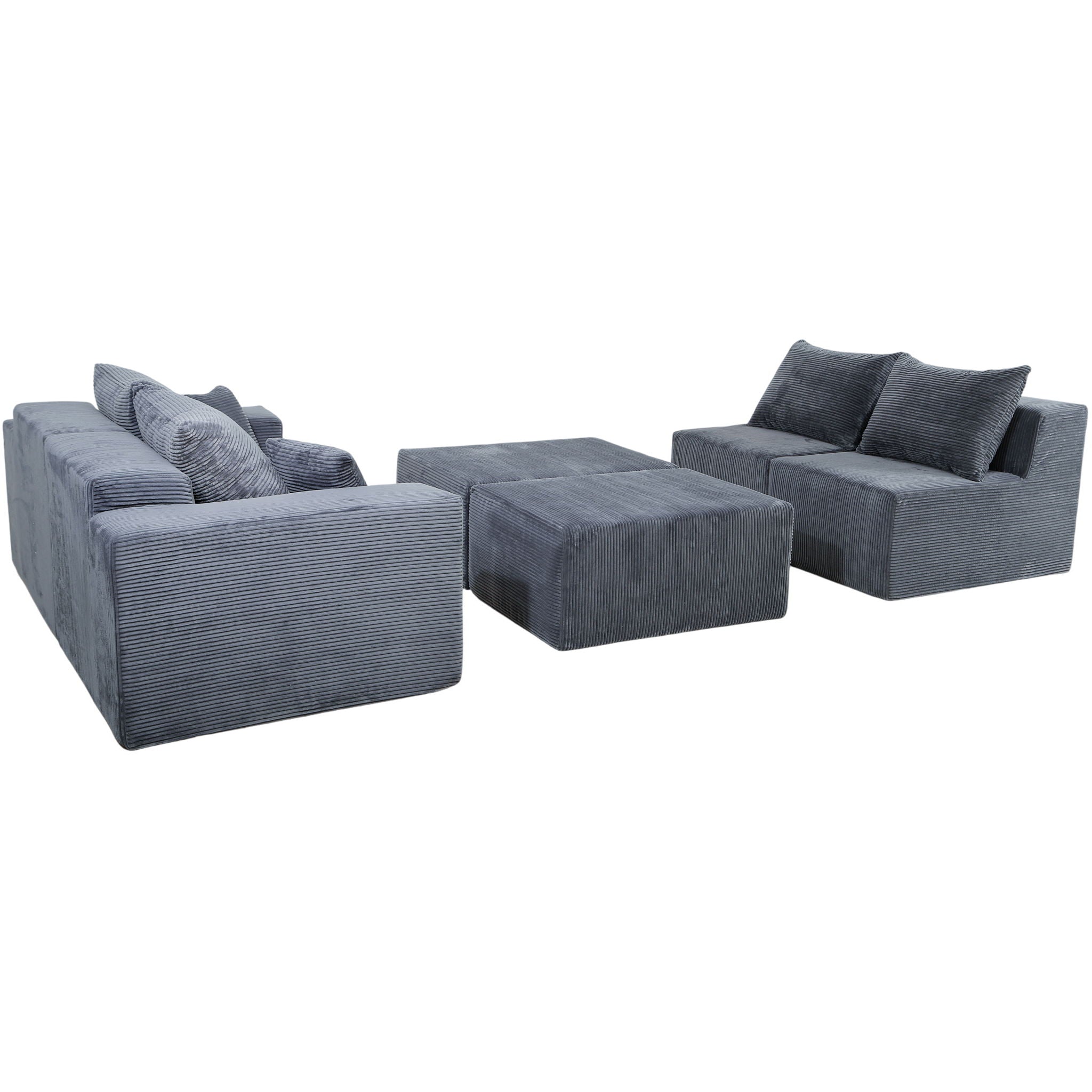 Modular Sectional Sofa, Convertible Couch With Chaise