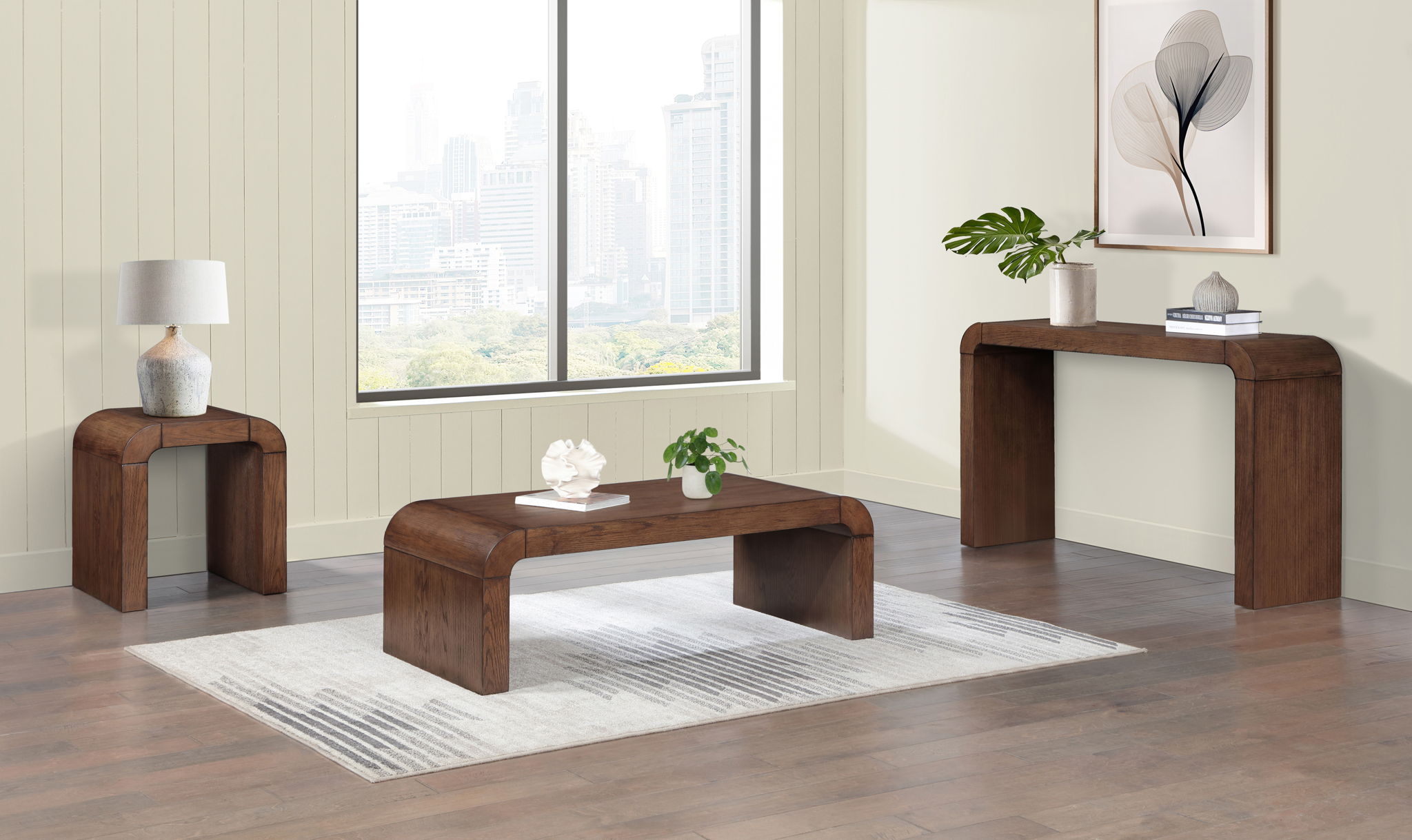 Toulon - Oak Veneer End Table