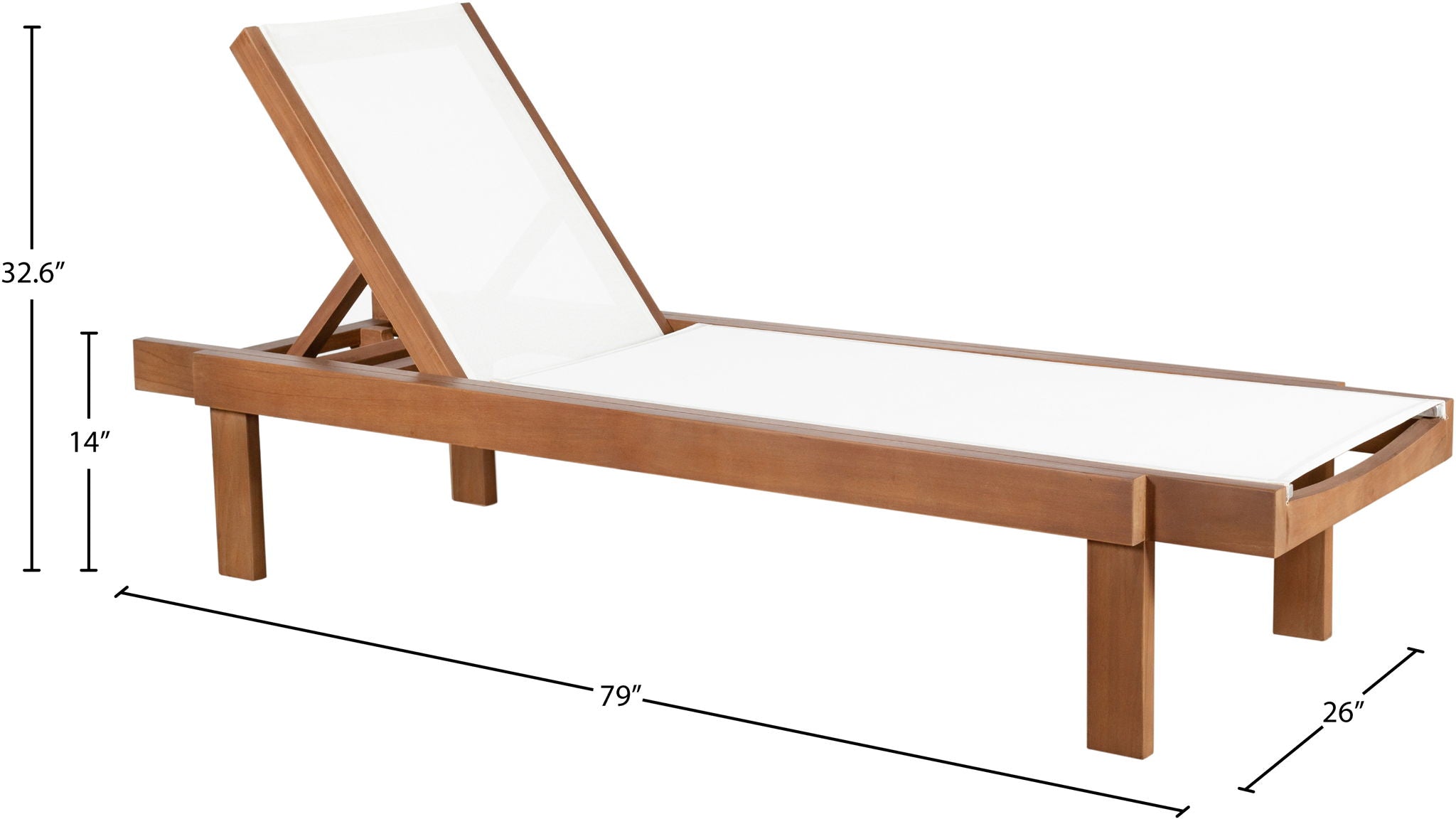 Tulum - Water Resistant Outdoor Patio Lounger