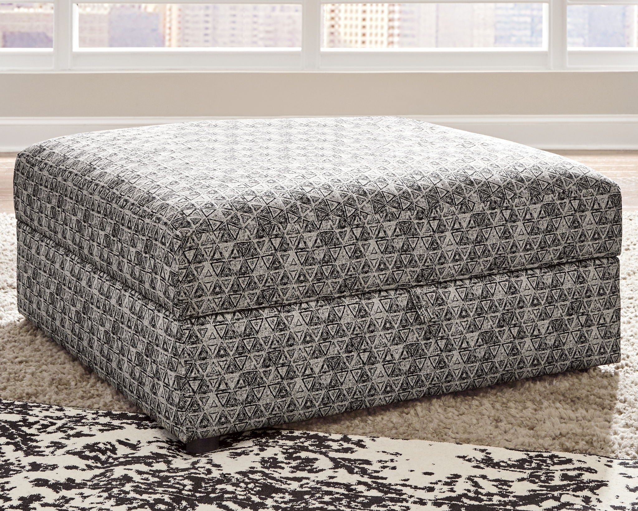 Kellway - Ottoman With Storage - Bisque