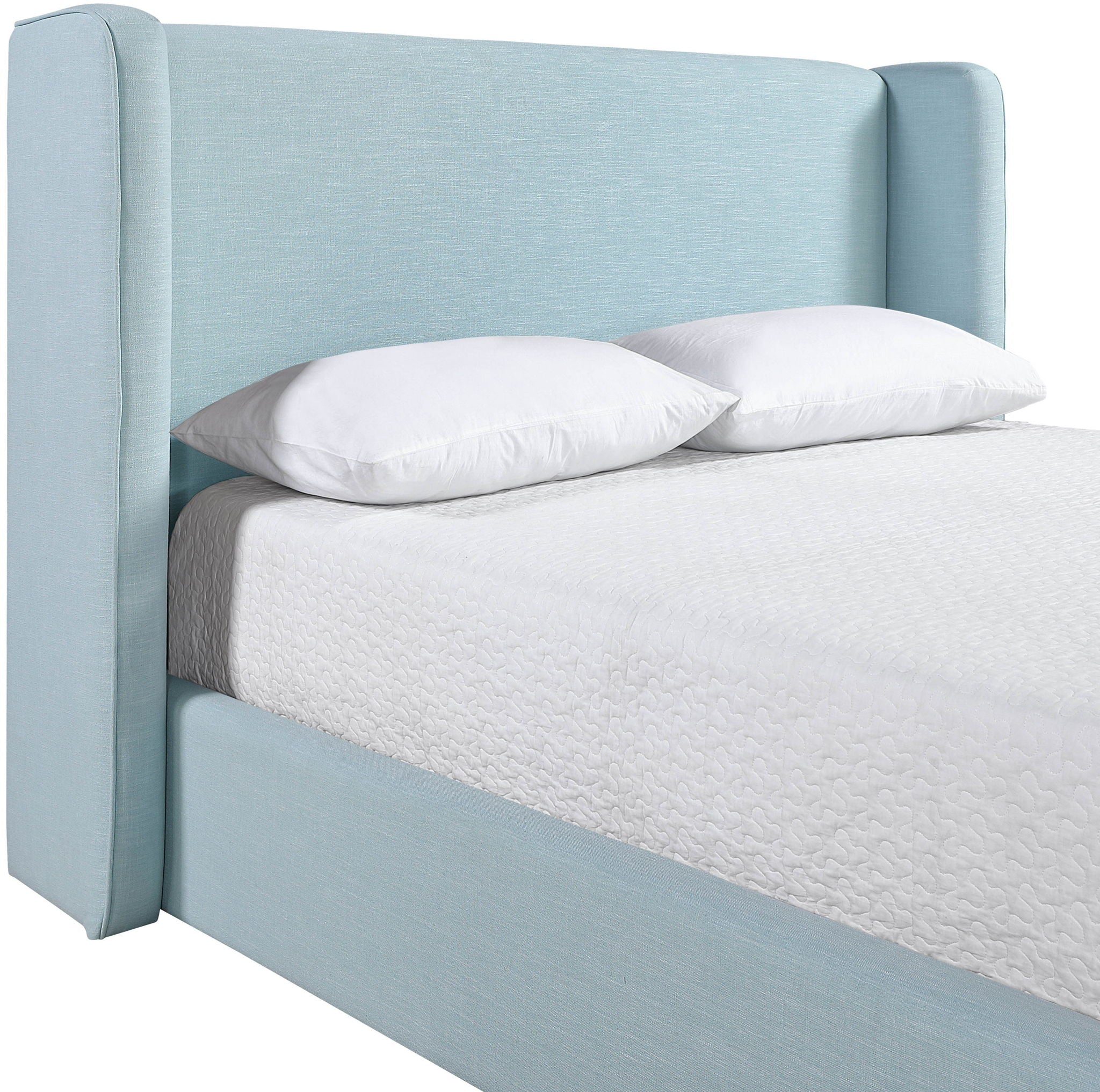 Kendall - Linen Textured Fabric Upholstered Bed