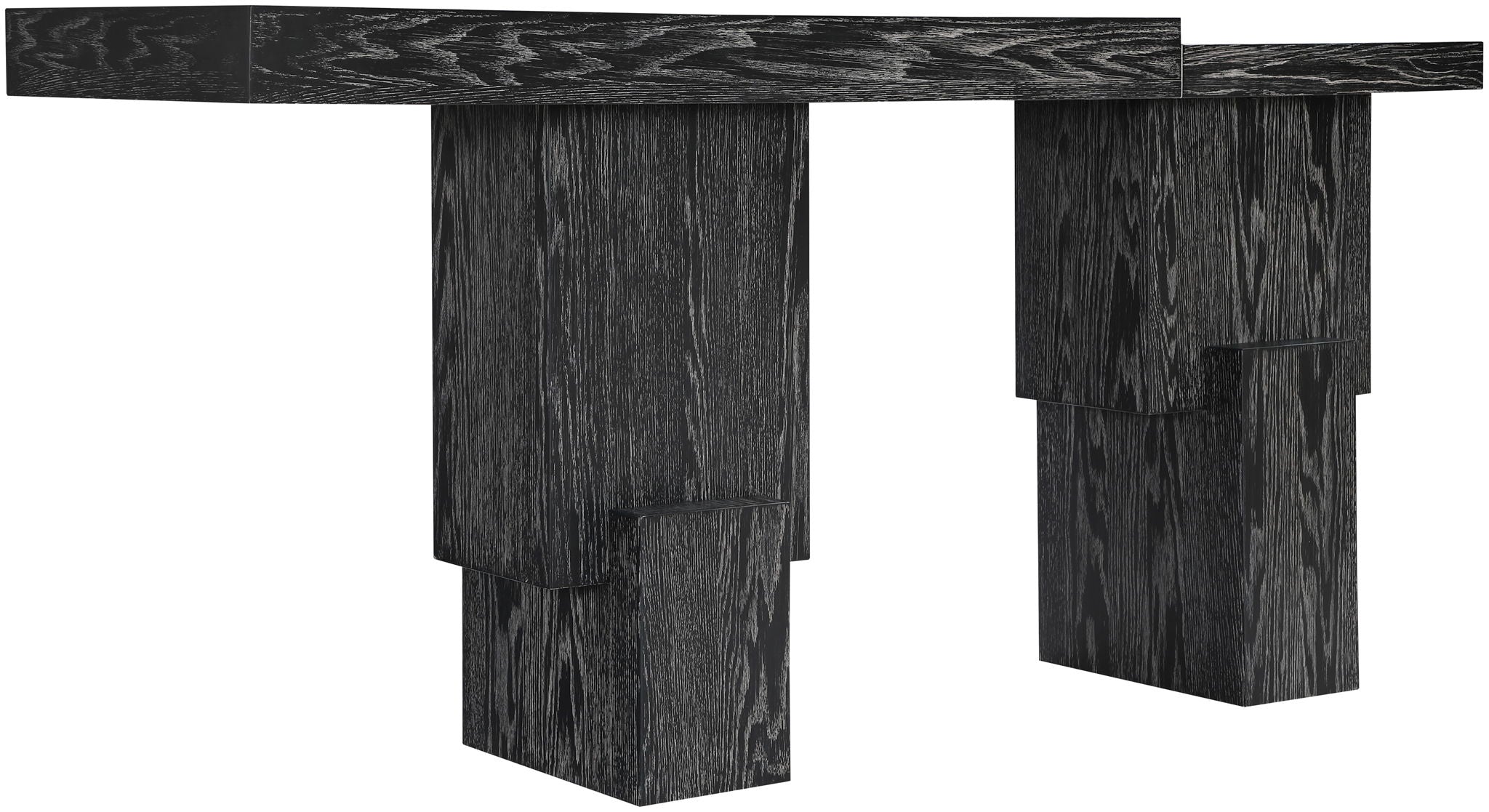 Anzio - Oak Veneer And Solid Wood Console Table
