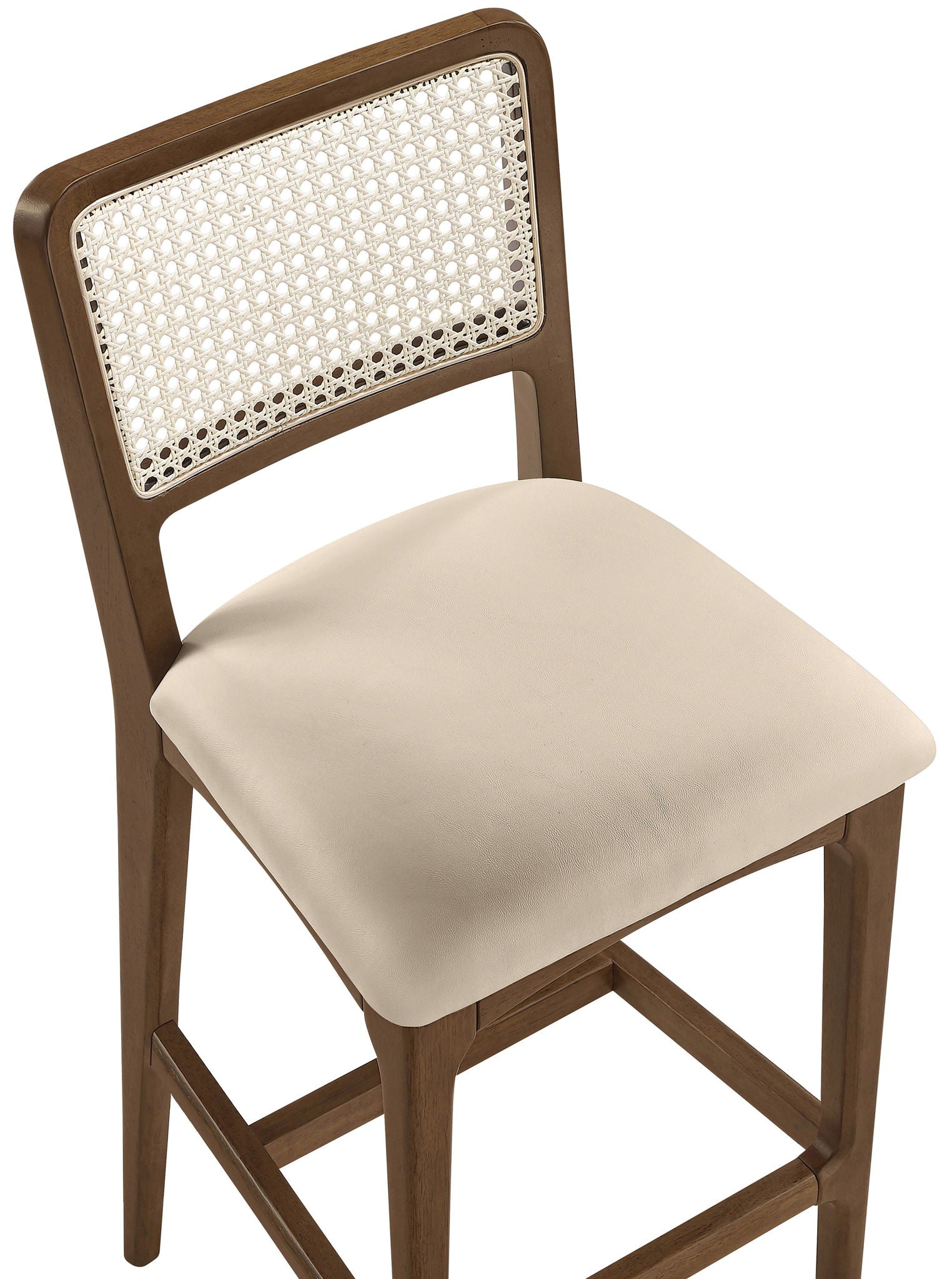 Atrium - Upholstered Bar Stool (Set of 2) - Brushed Brown Frame