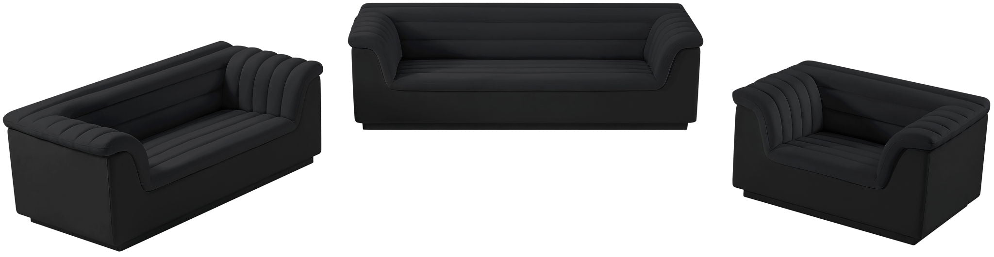 Cascade - Velvet Sofa