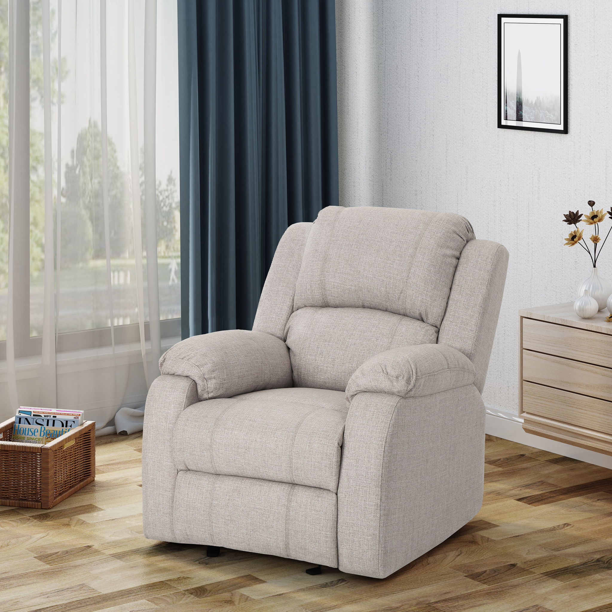 Supreme Comfort Manual Recliner Chair