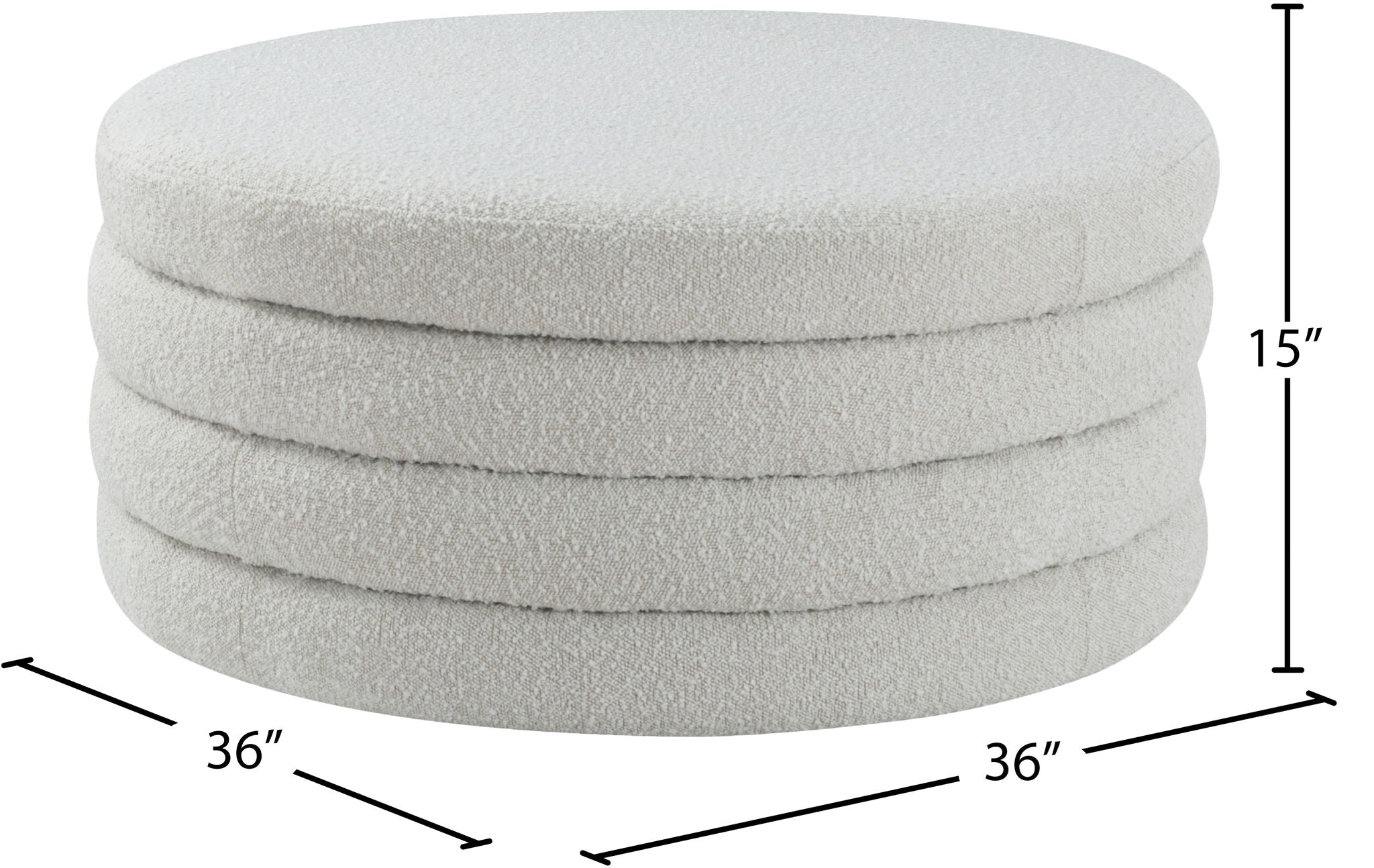 Aphia - Ottoman, Coffee Table