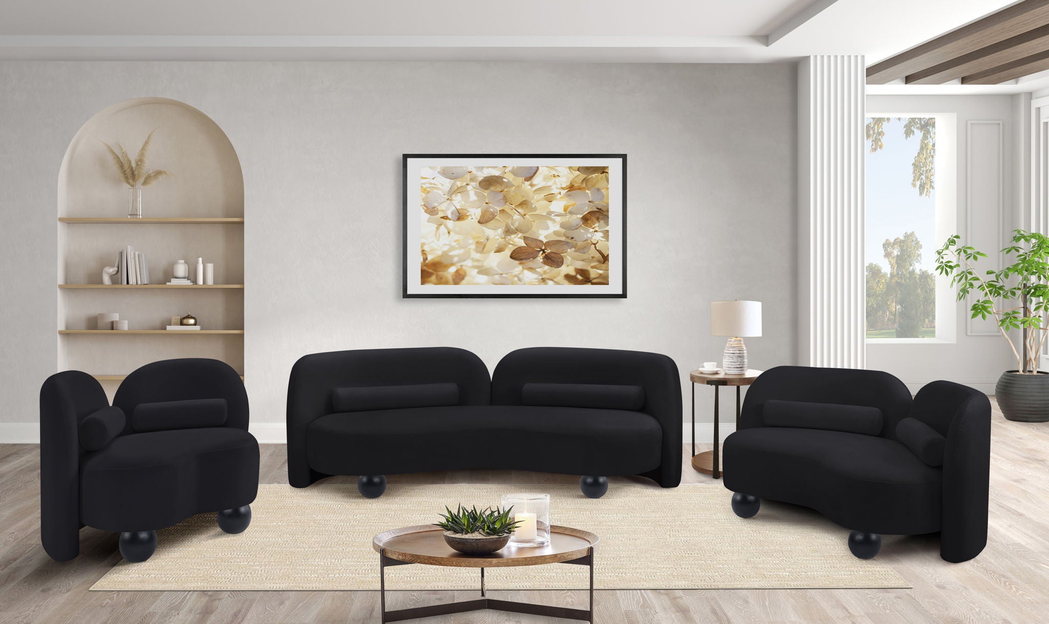 Daphne - Velvet Sofa