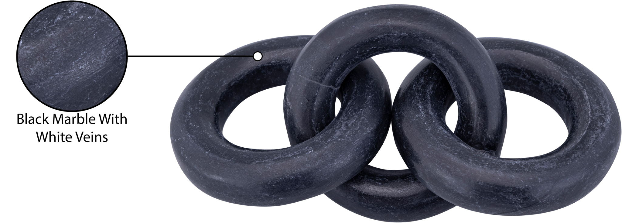 Rings - Marble Decorative Chain Links