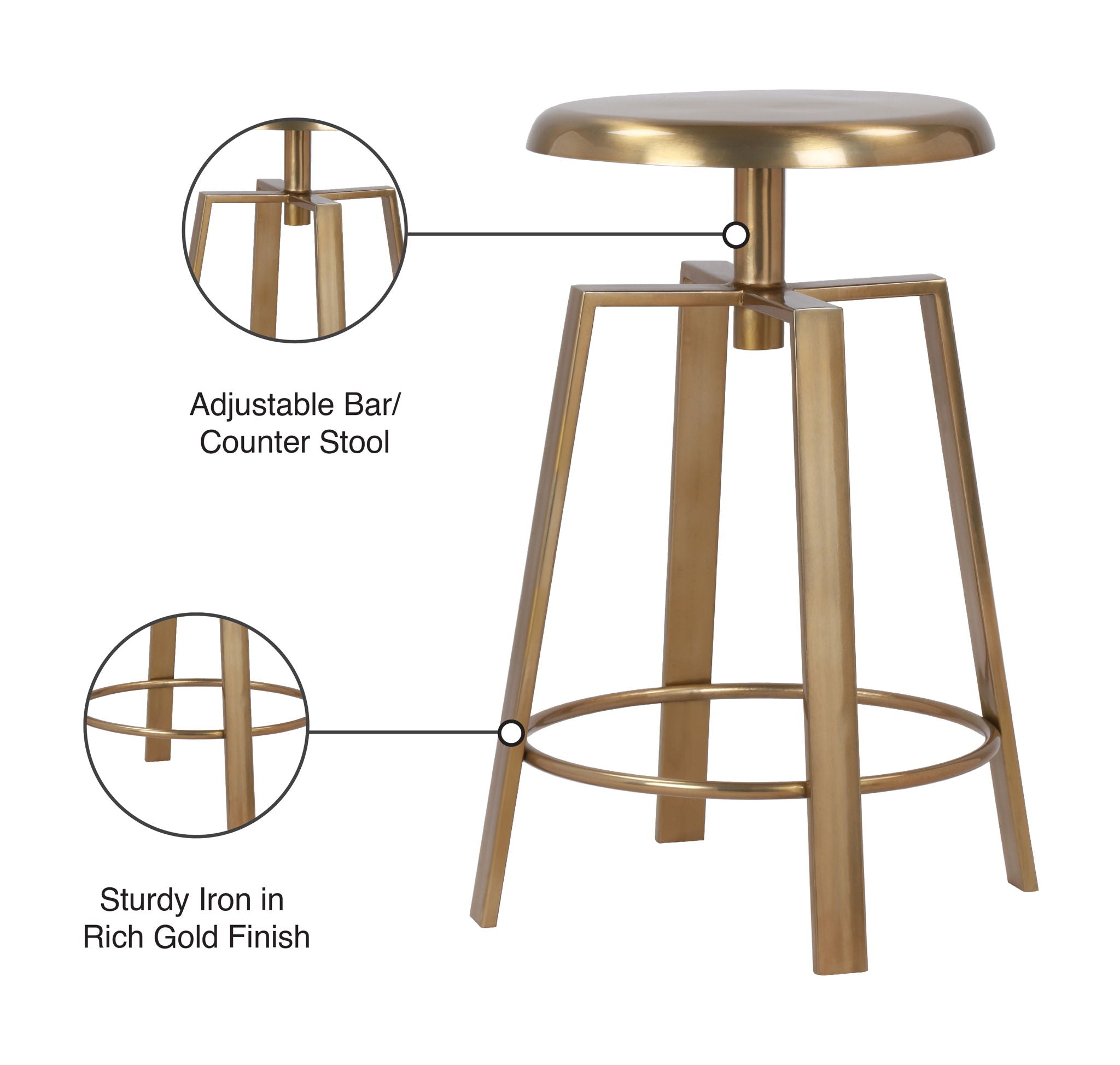 Lang - Counter Bar Stool