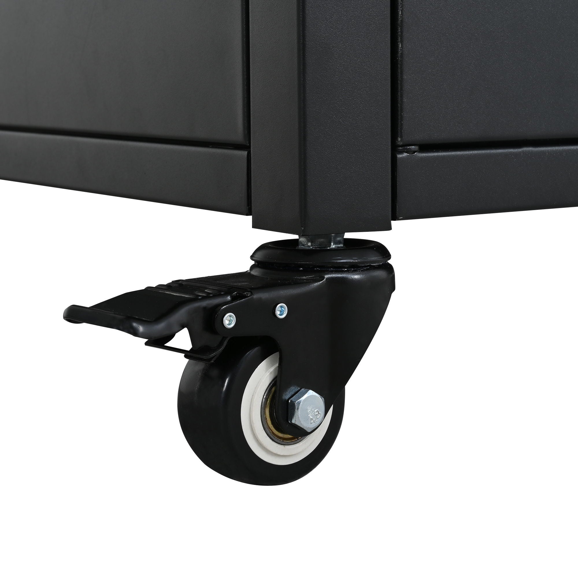 Foldable Outdoor Prep Station BBQ Cart With Trash Rack