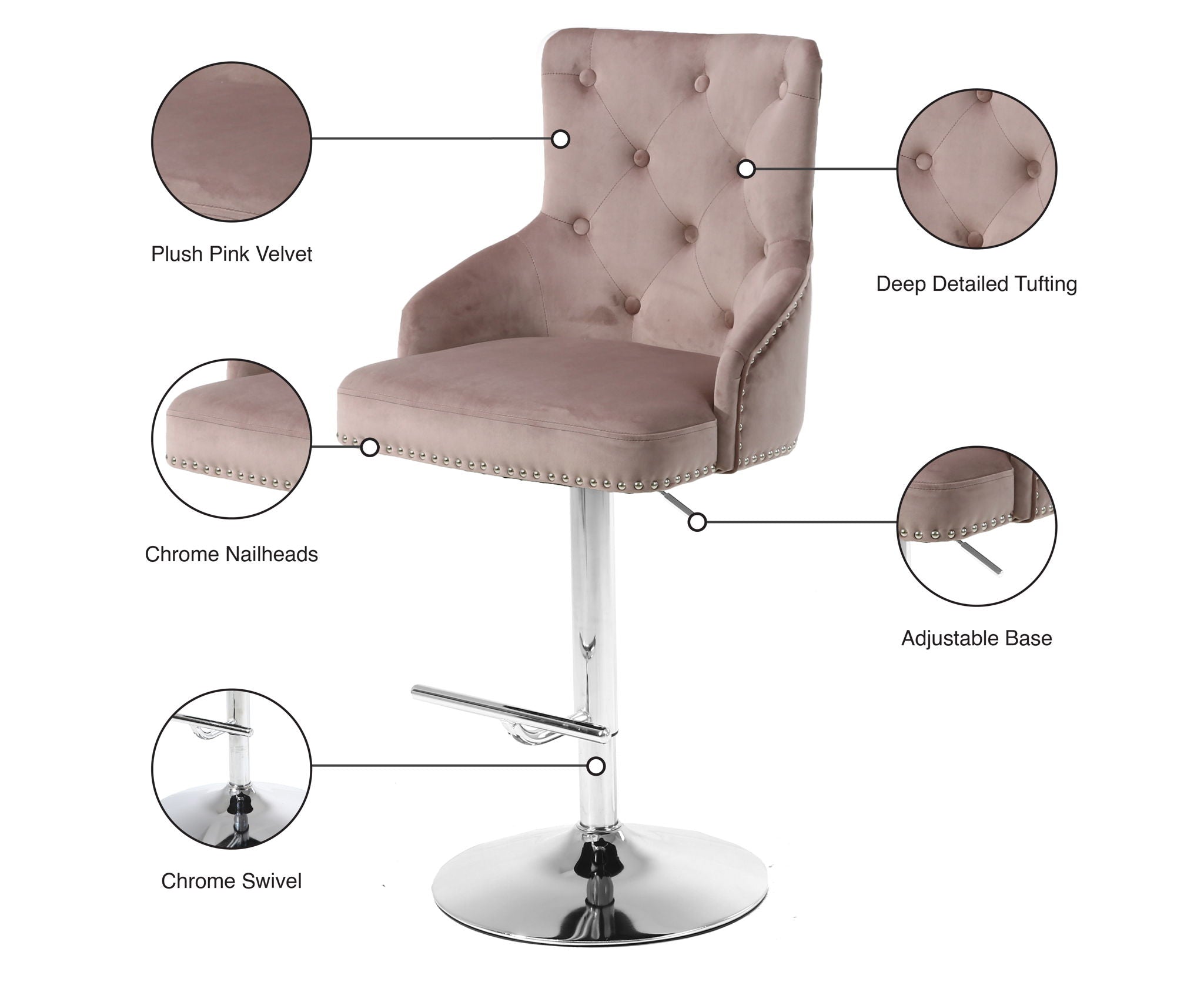 Claude - Adjustable Stool Swivel