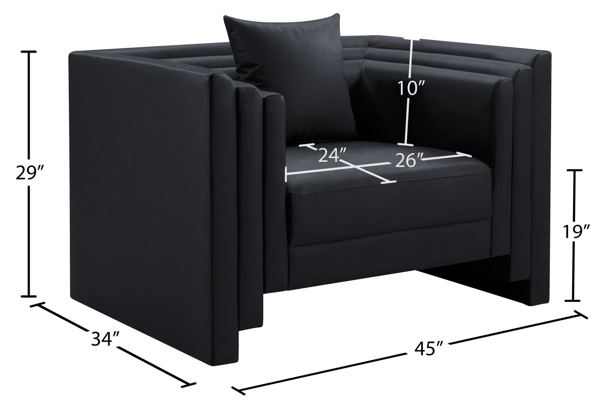 Everett - Vegan Leather Upholstered Chair