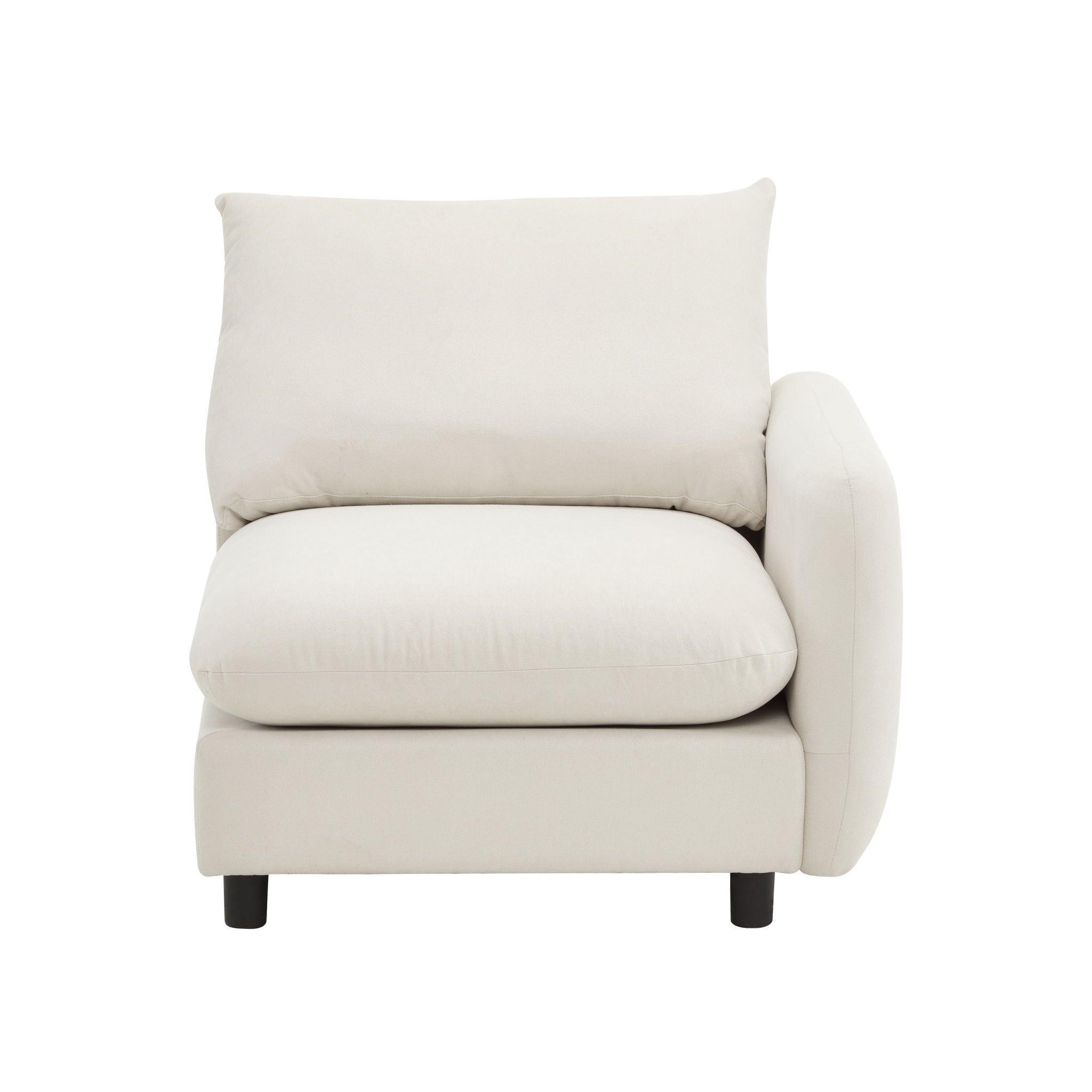 Oversize Modular Free Combination Sectional Sofa Couch With Ottoman For Living Room