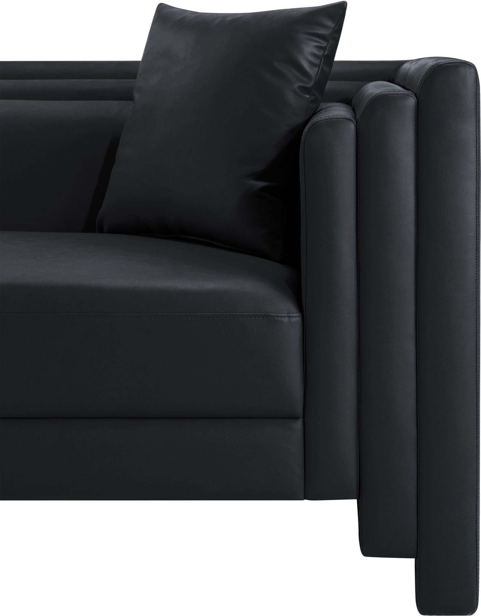Everett - Vegan Leather Upholstered Sofa