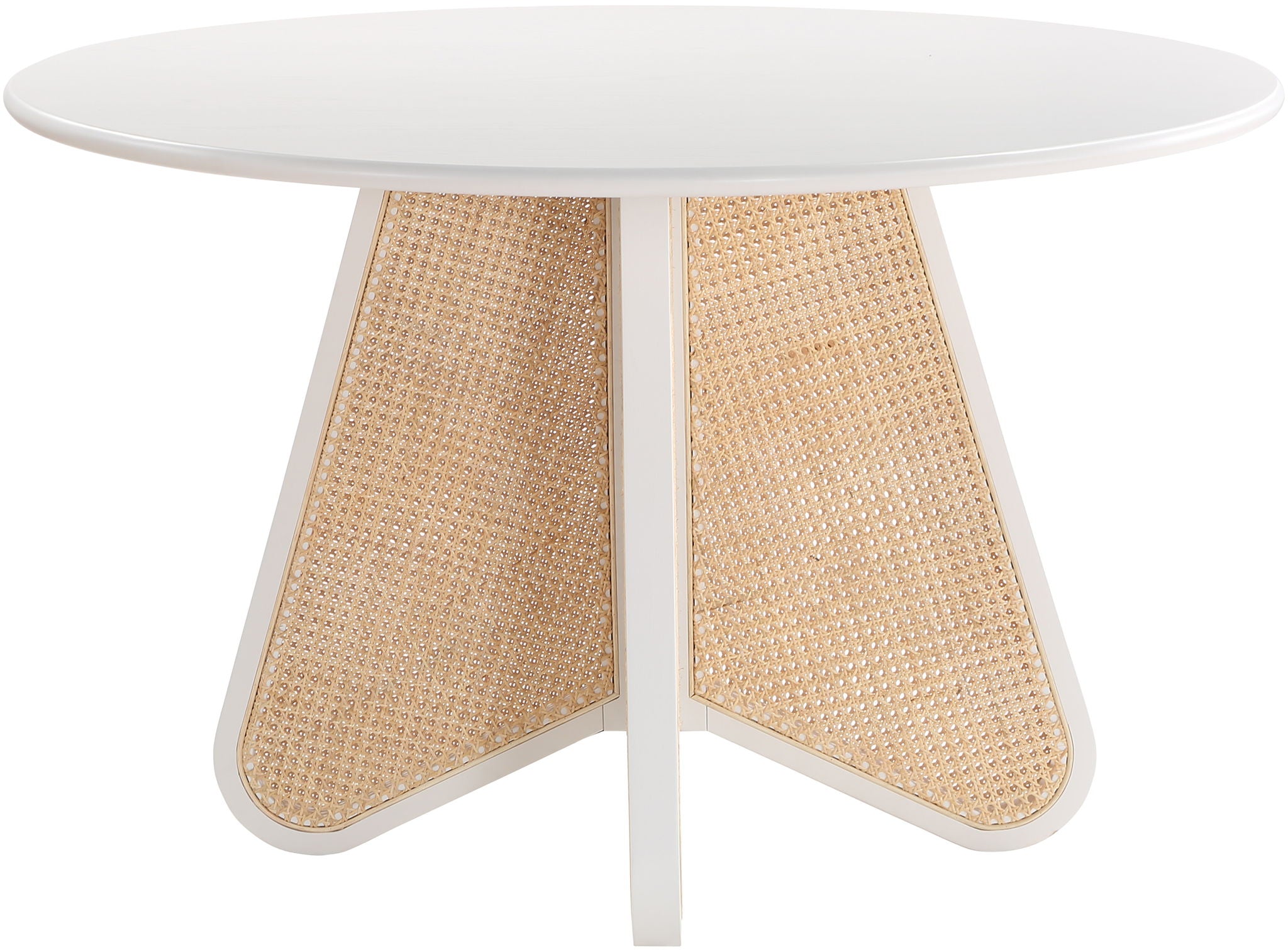 Butterfly - Solid Wood And Natural Cane Table