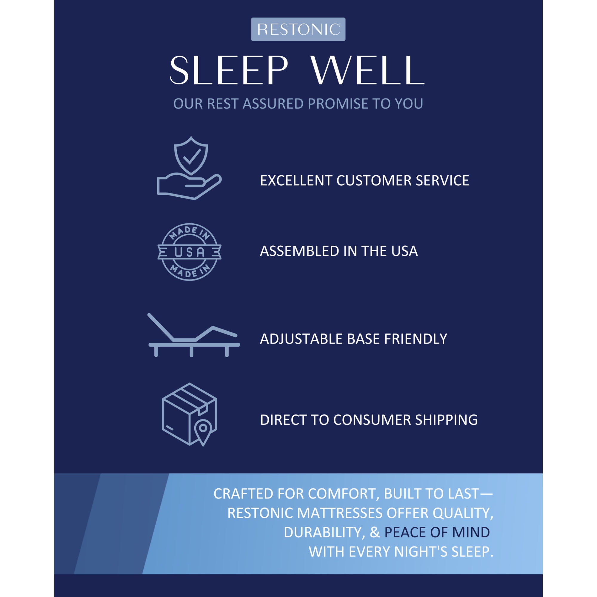 Comfort Care - 13" Hybrid Mattress, Plush Comfort