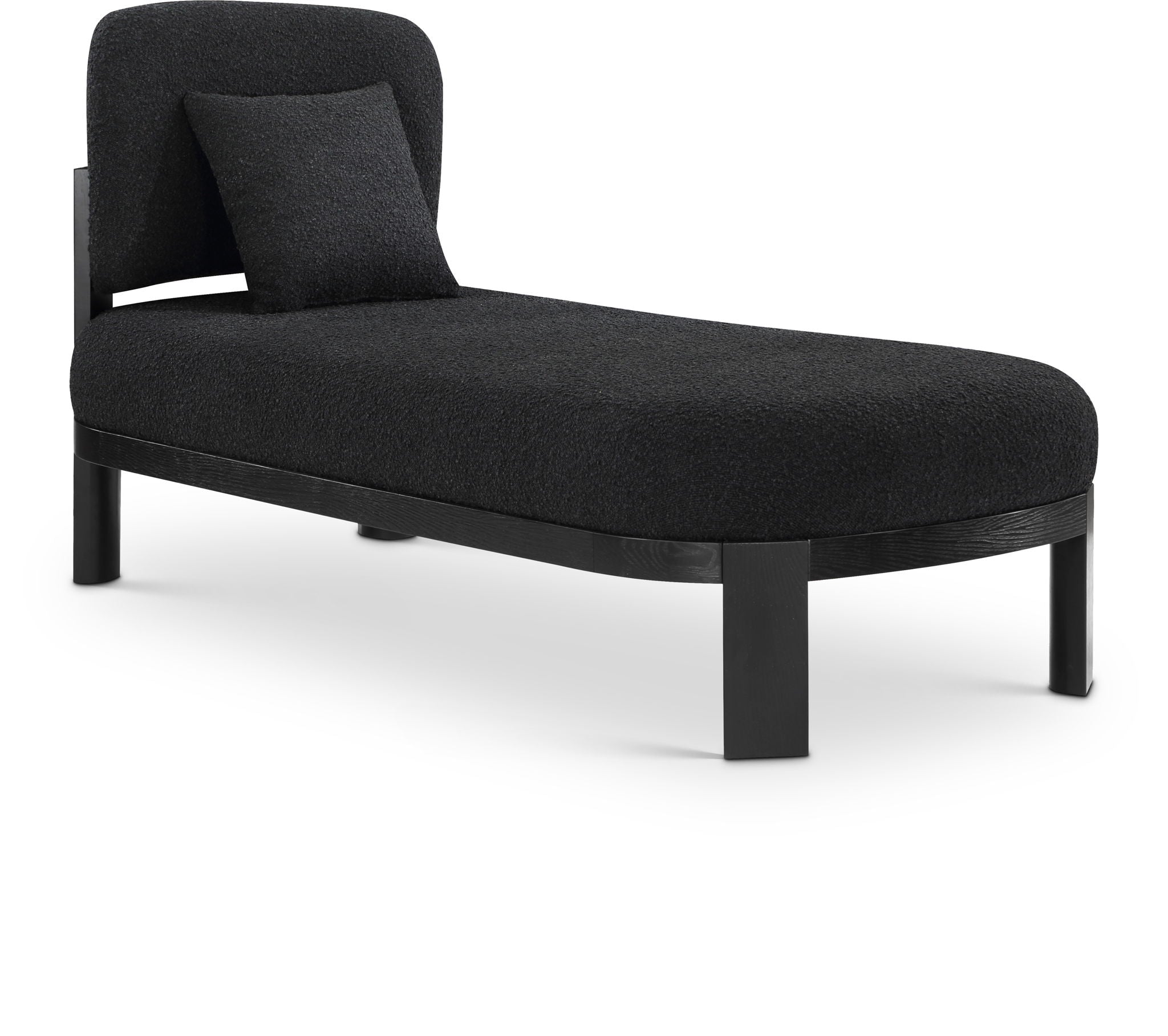 Maybourne - Chaise / Bench With Black Frame
