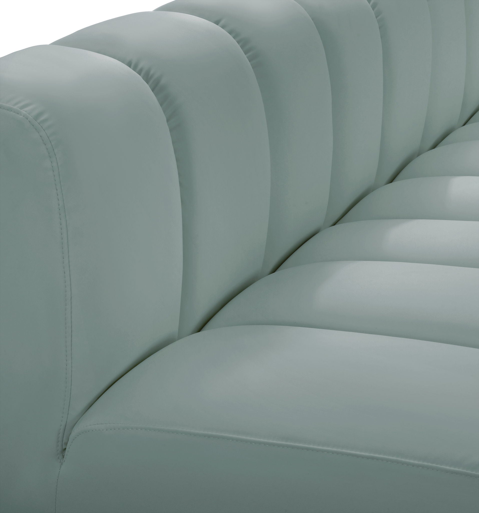 Arc - Faux Leather 4 Piece L-Shaped Modular Sofa