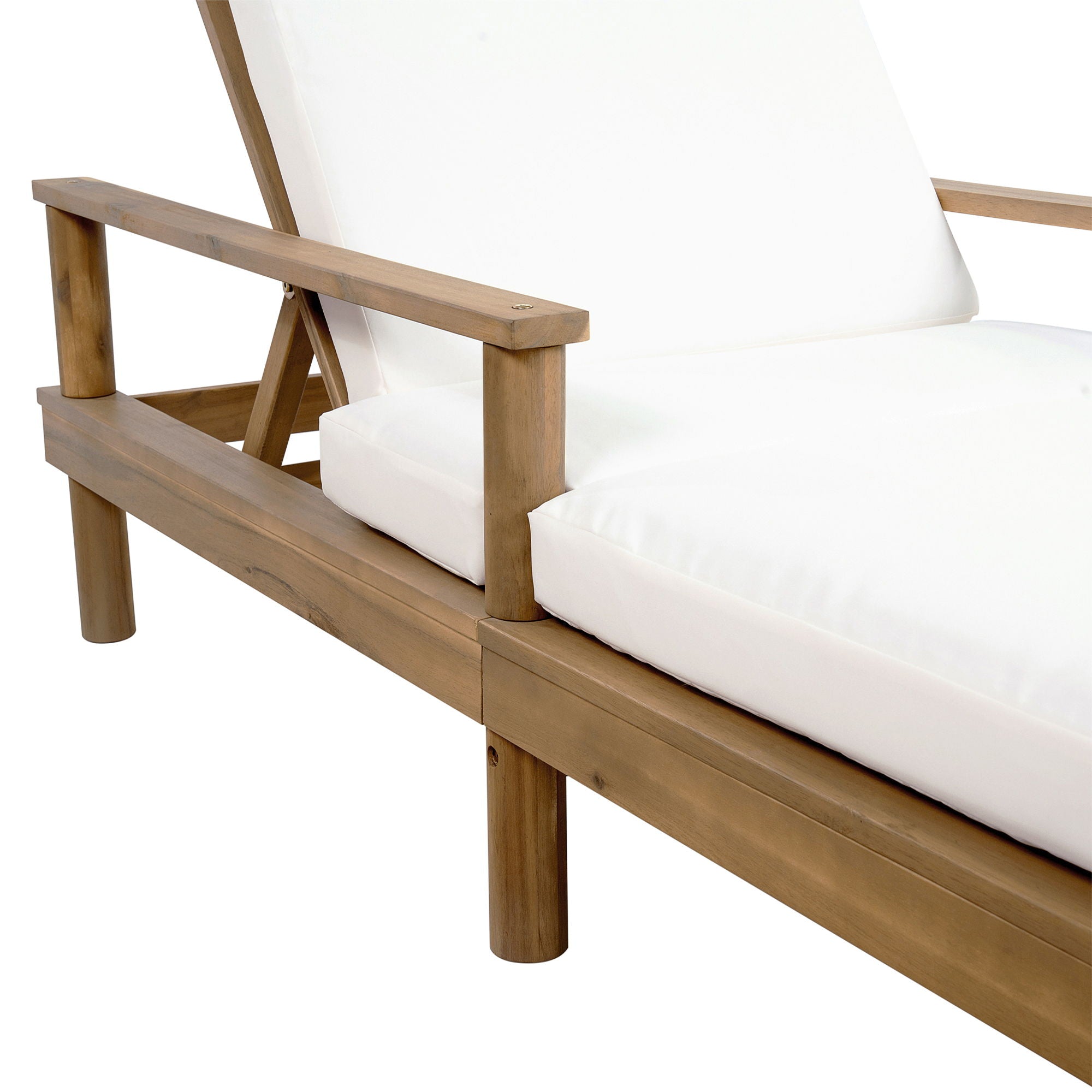 5 Position Adjustable Outdoor Chaise Lounge
