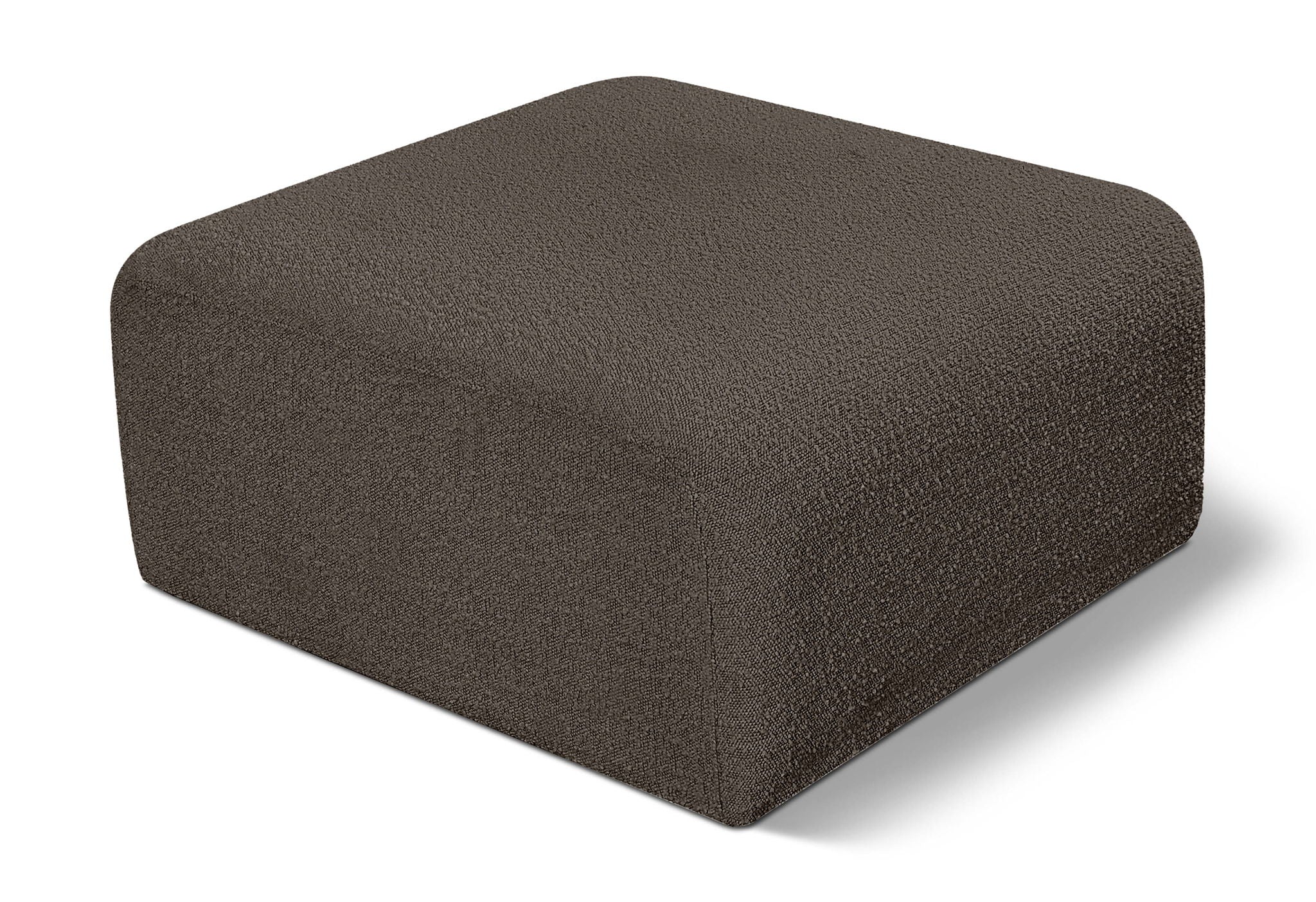 Arc - Boucle Fabric Ottoman