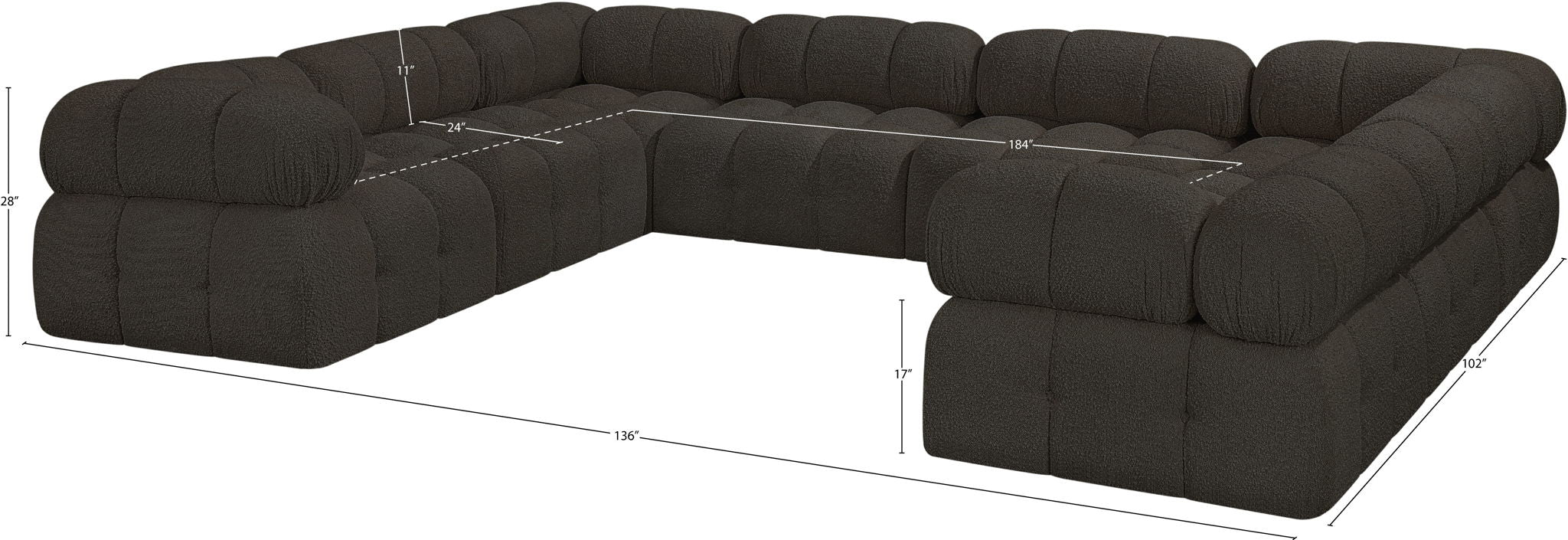 Ames - 8 Piece Modular Sectional