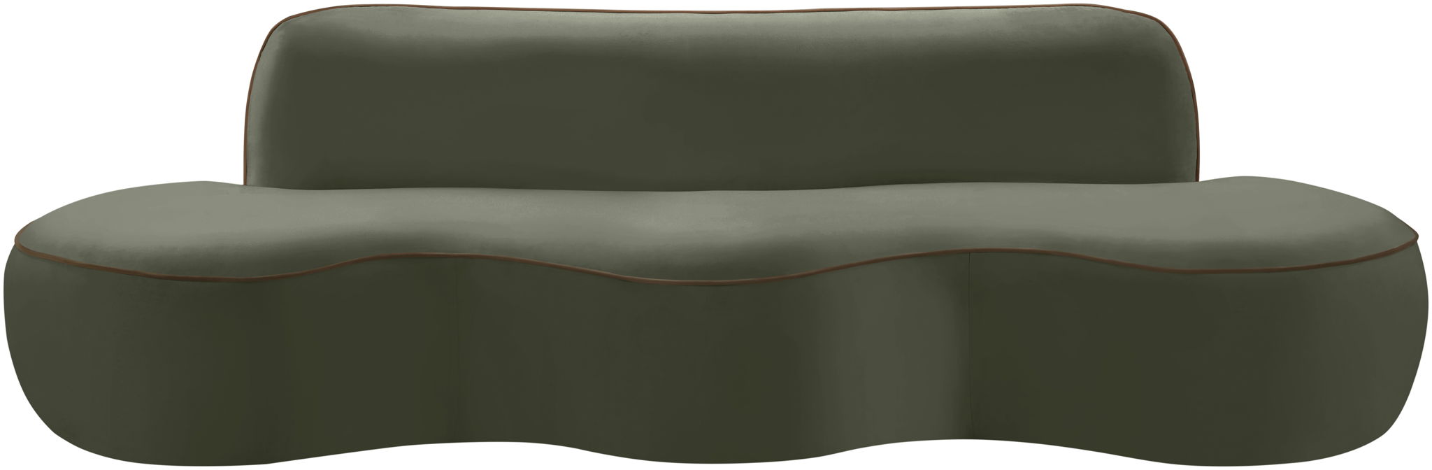 Swerve - Velvet 101" Upholstered Sofa