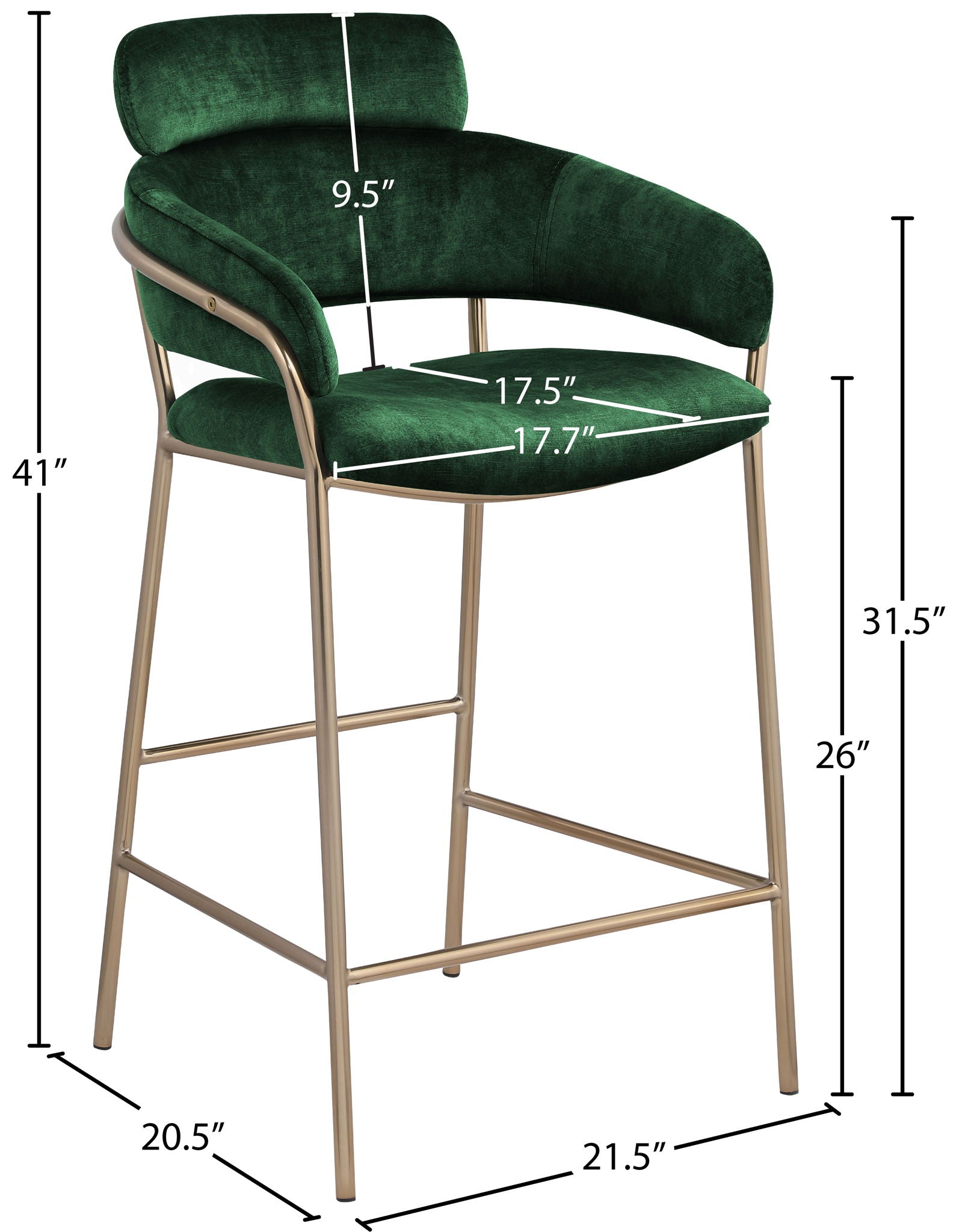 Yara - Counter Stool