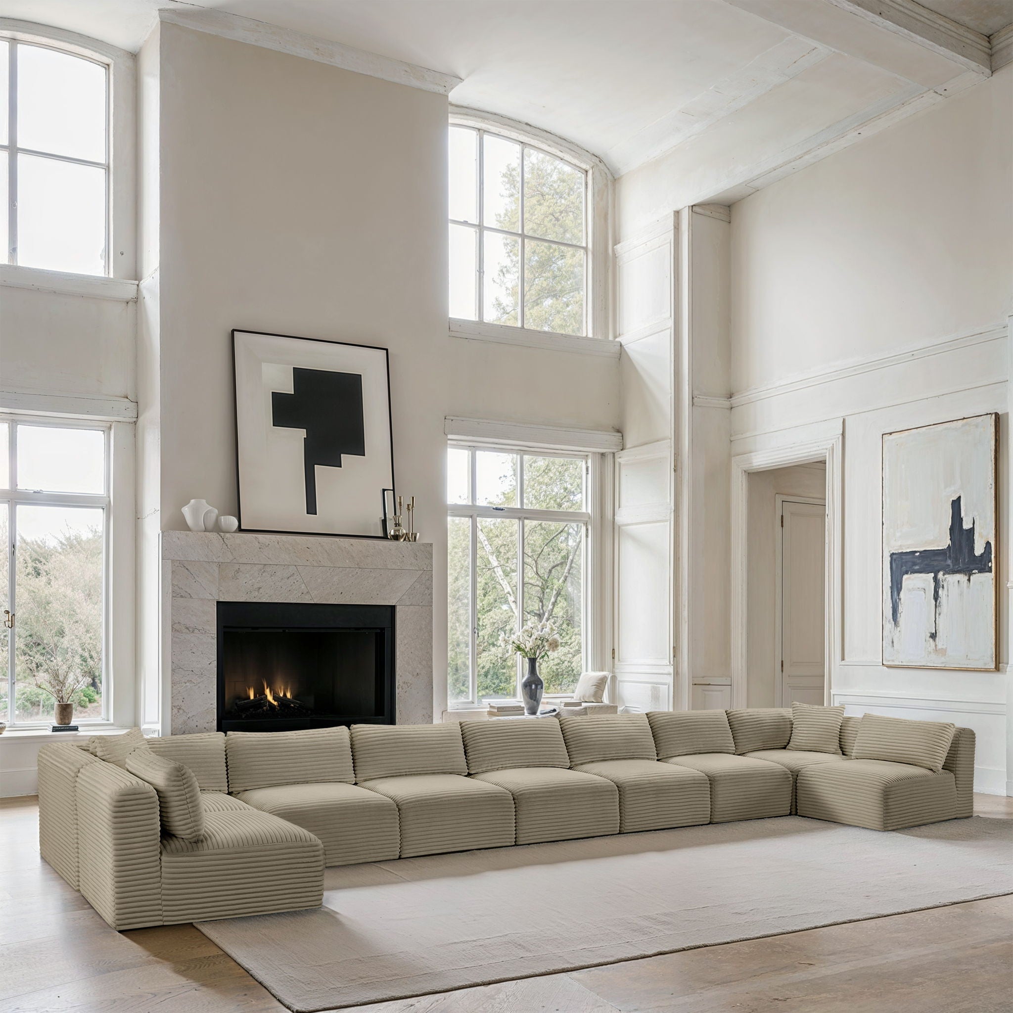 Shaggy - 9 Piece Modular Sectional