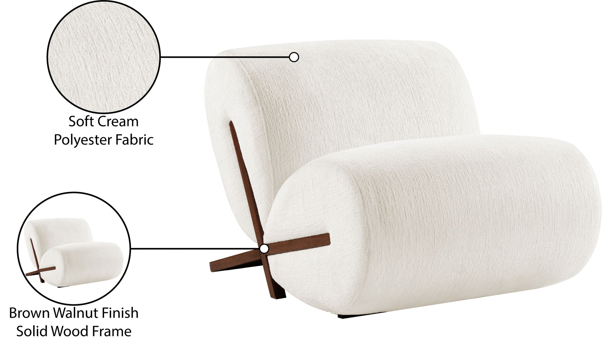 Akira - Fabric Upholstered Accent Chair