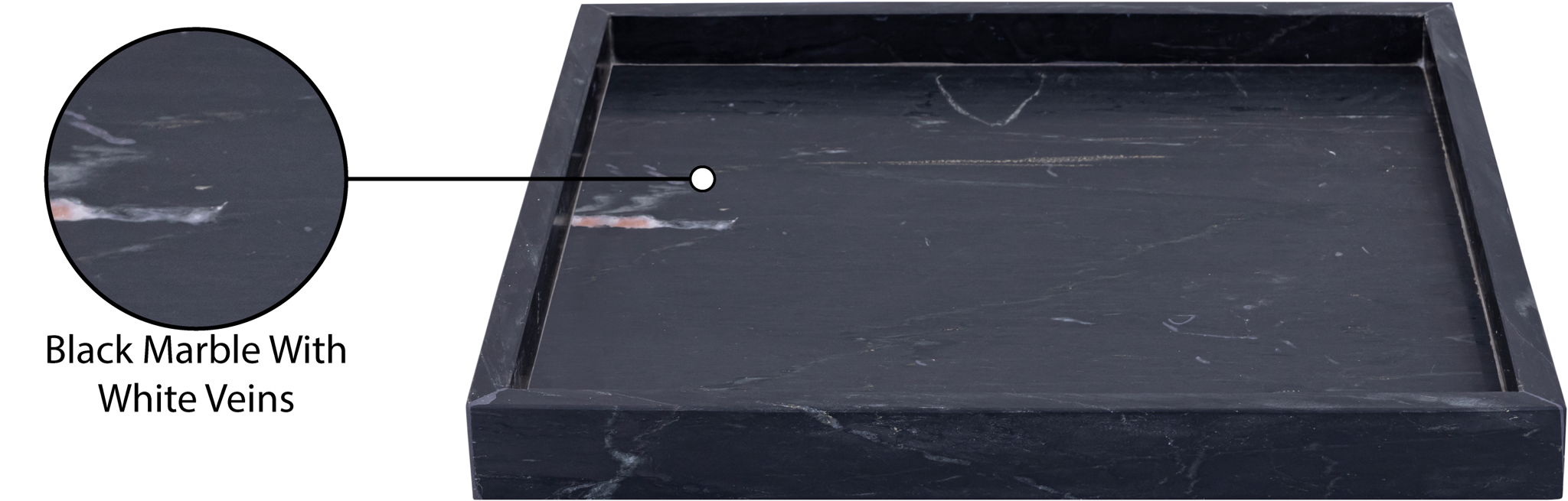 Barletta - Marble Square Tray