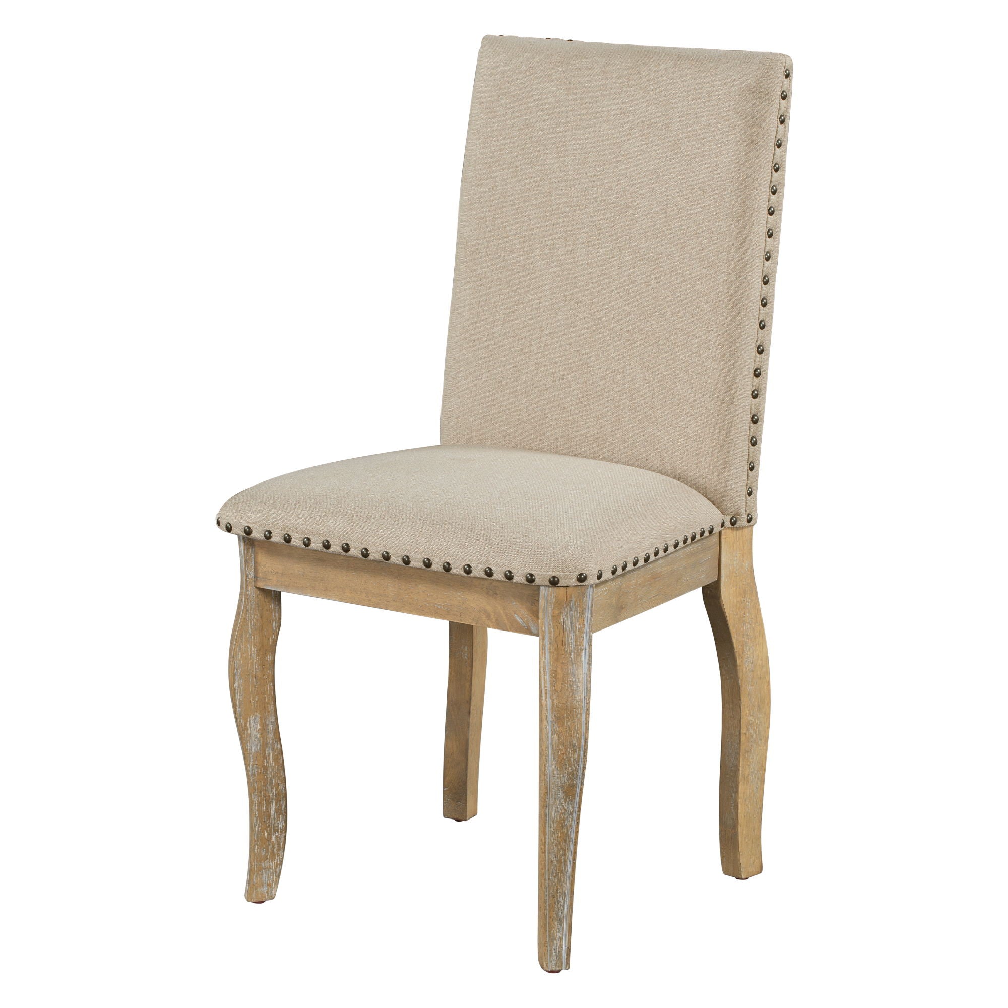 Upholstered Dining Chairs With Nailhead (Set of 2)