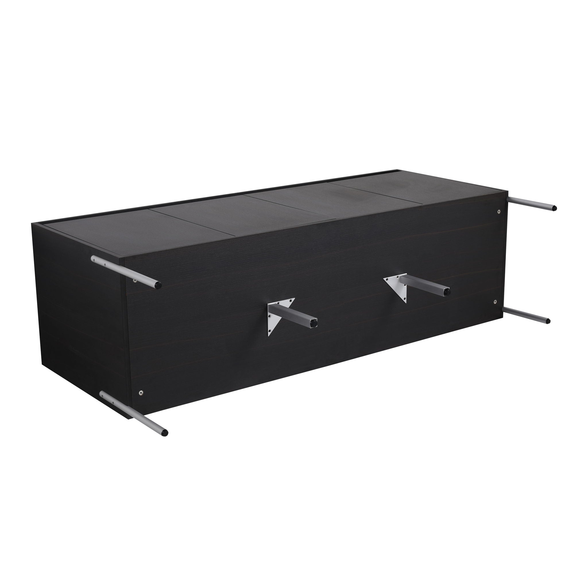 Freestanding Bathroom Vanity With Resin Sink And Storage Cabinet