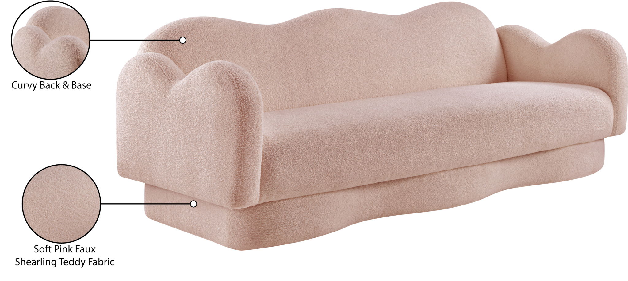 Bloom - Teddy Fabric Sofa