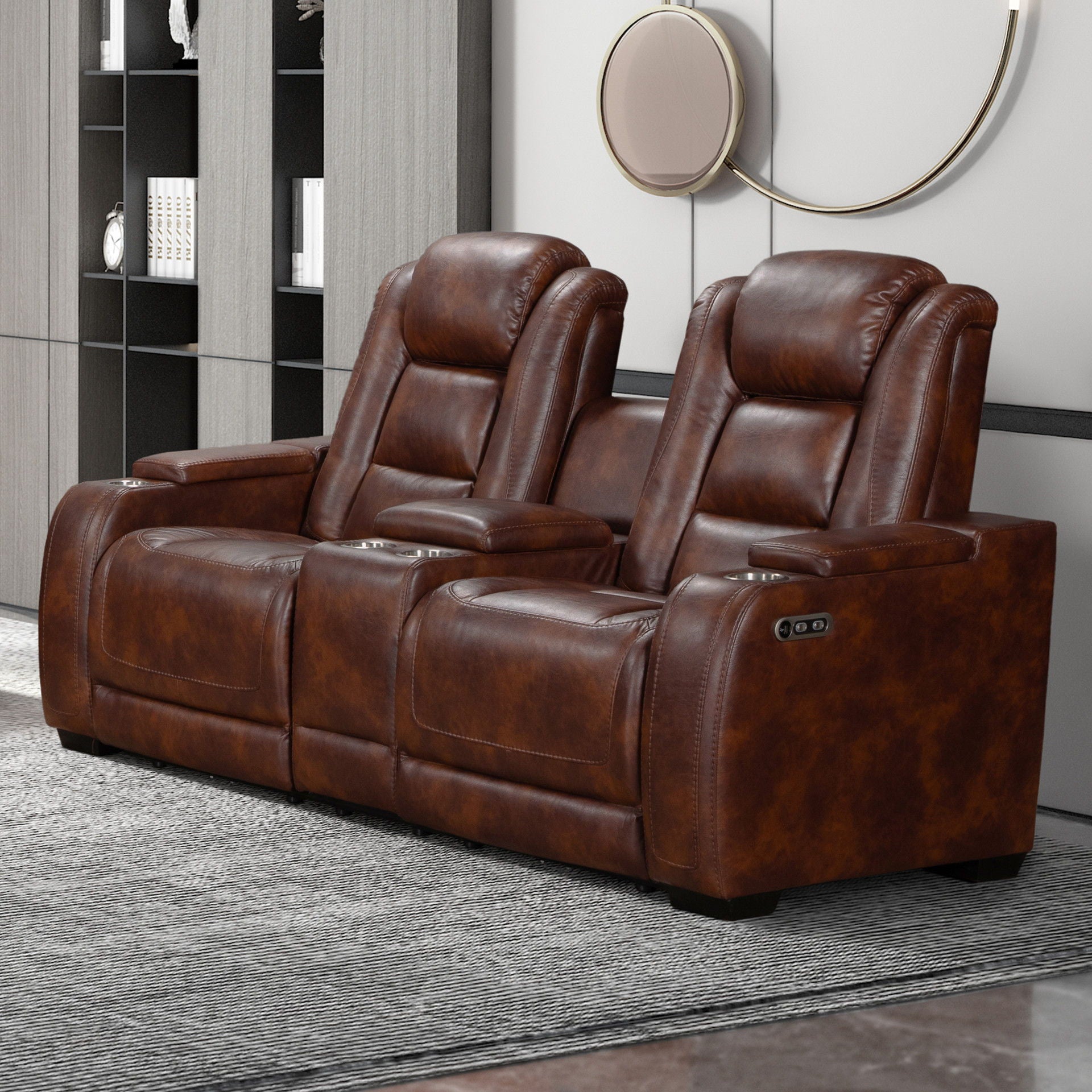 Chester - Reclining Console Loveseat