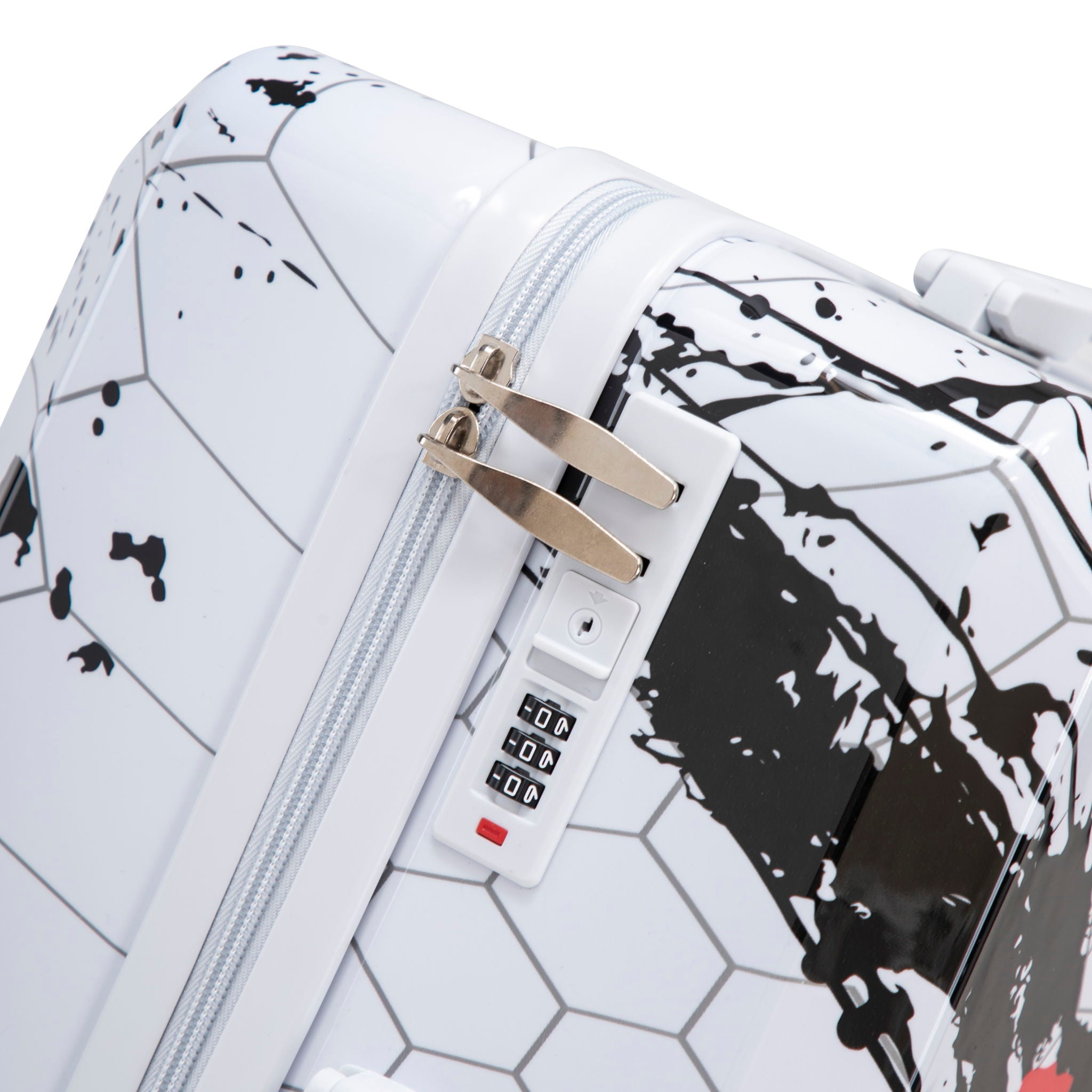 Luggage With Combination Lock, Lightweight Carry-On Suitcase
