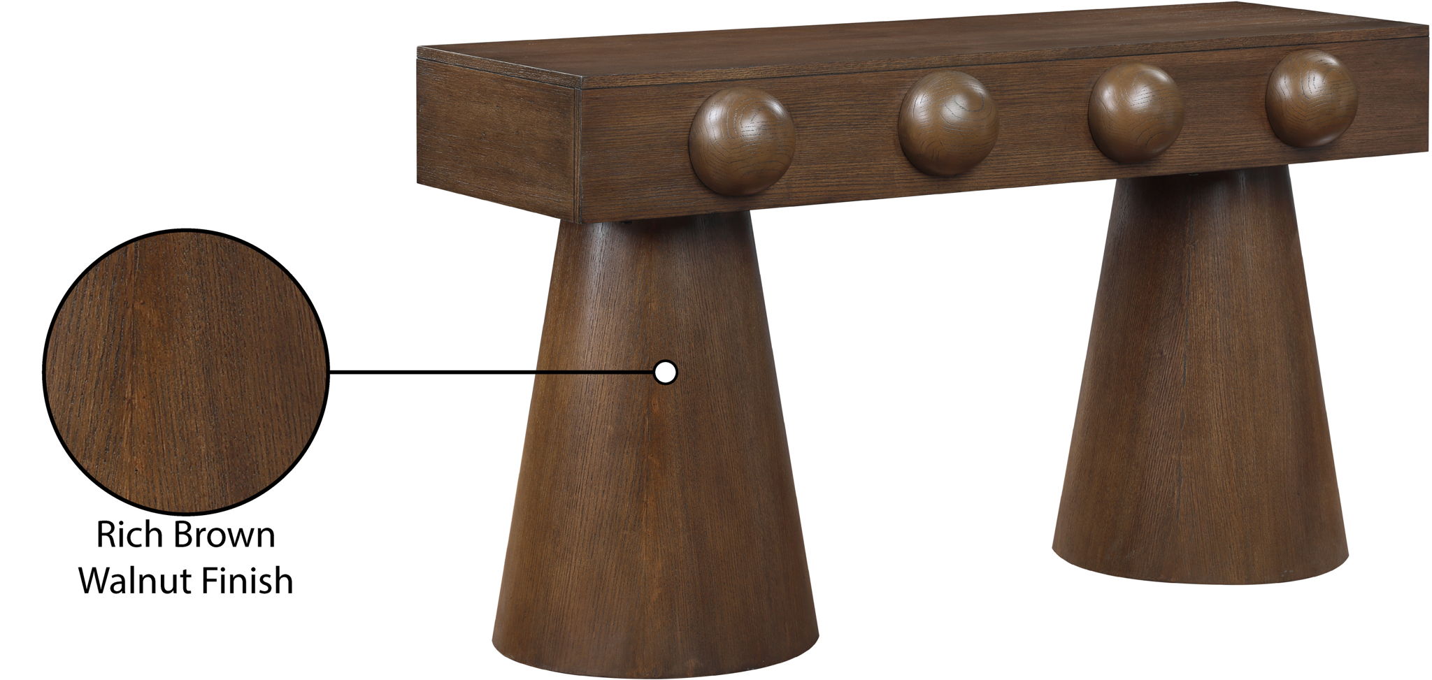 Bracciano - Oak Veneer Console Table